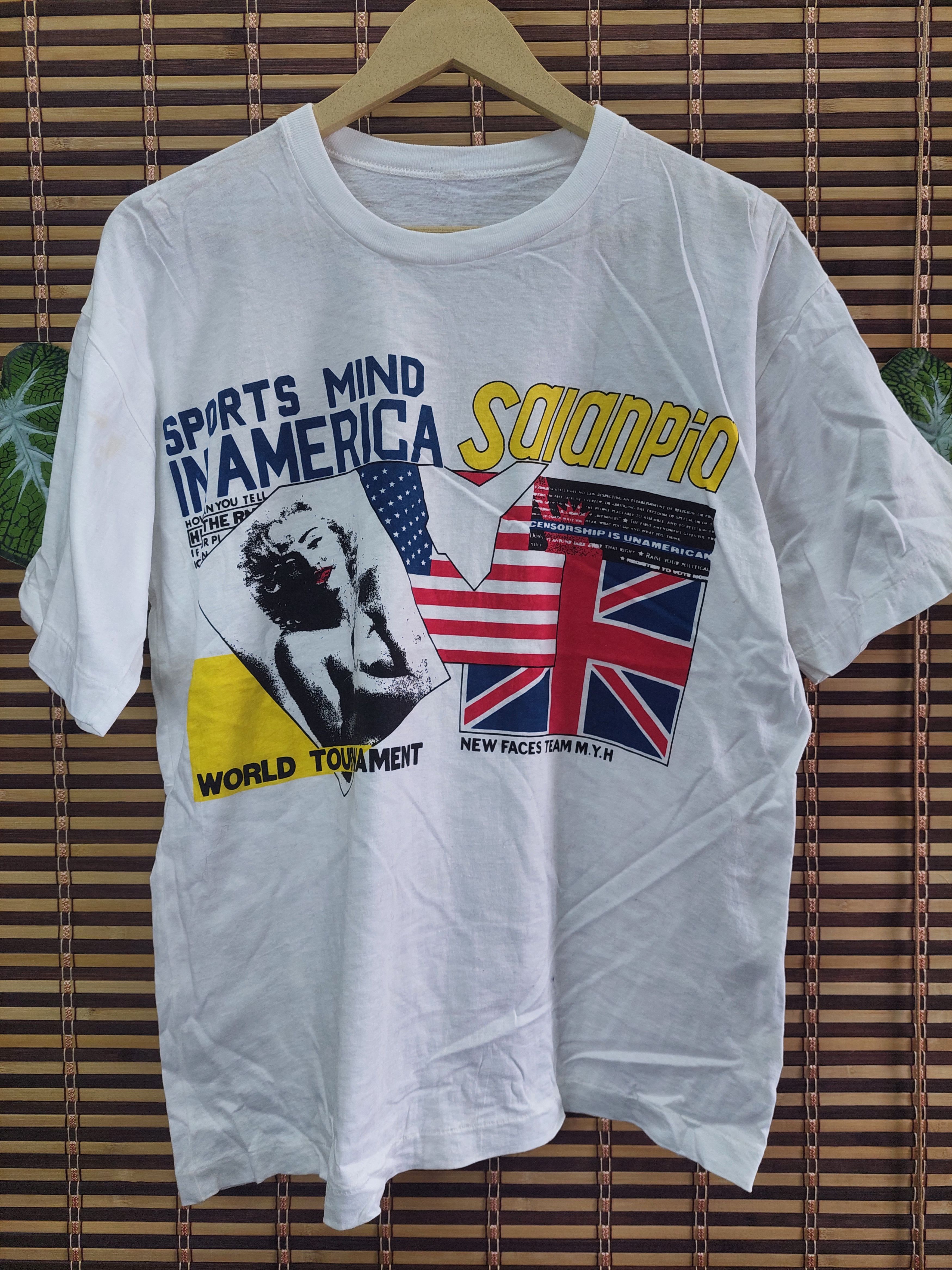 Band Tees × Vintage Marilyn Monroe Vintage Salanpia TShirt 1990s Size US L / EU 52-54 / 3 - 1 Thumbnail