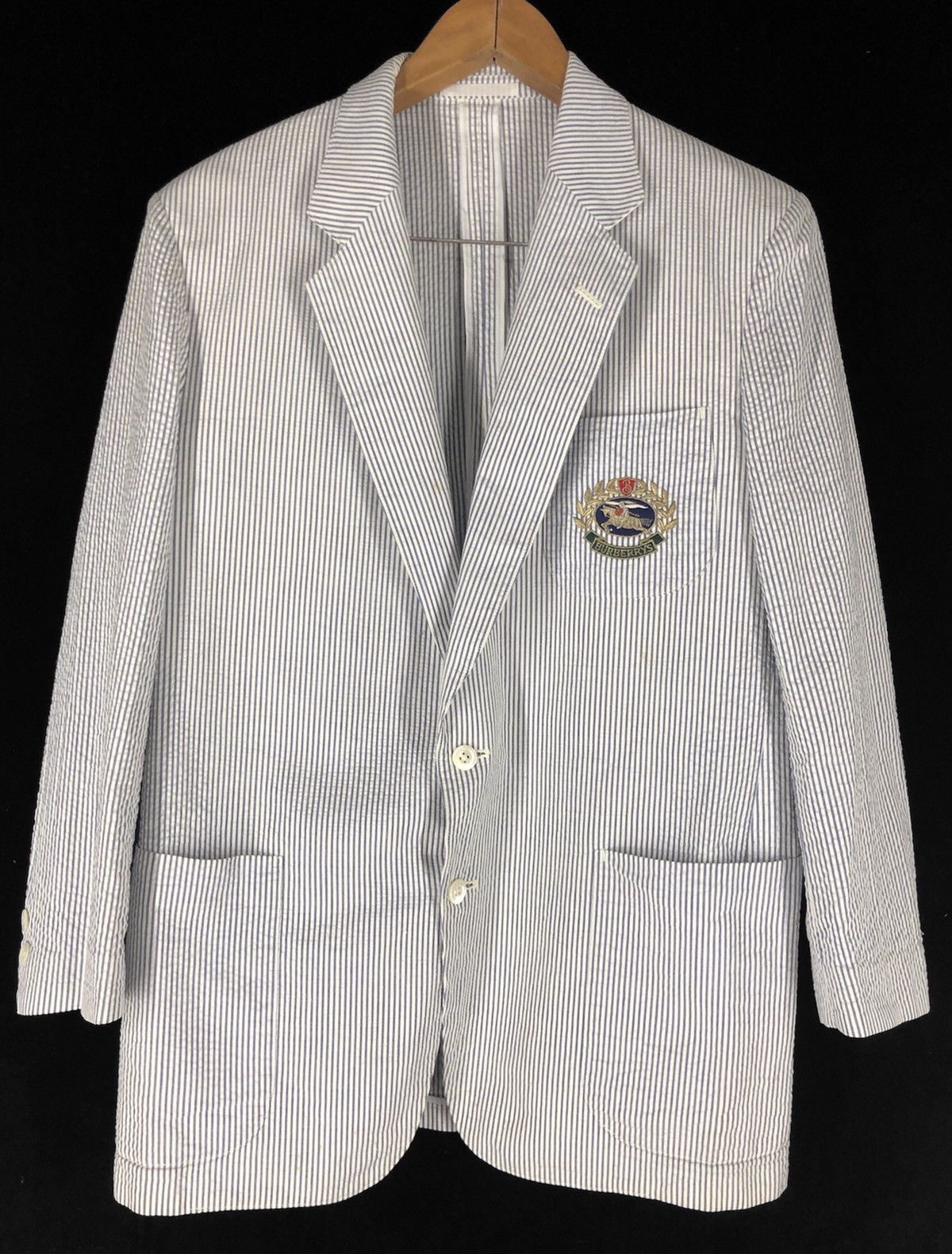 Burberry Authentic Burberrys Stripe Blazer jacket Size US L / EU 52-54 / 3 - 1 Thumbnail