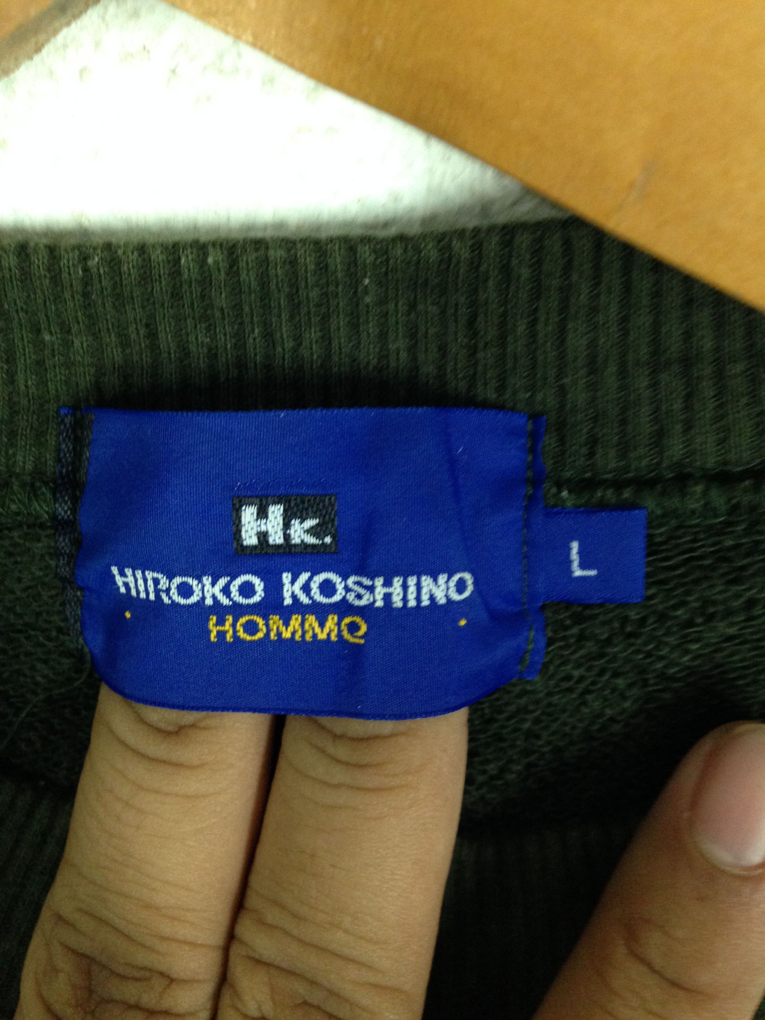 Japanese Brand Hiroko Koshino Sweatshirt Big Logo Size L Size US L / EU 52-54 / 3 - 3 Thumbnail