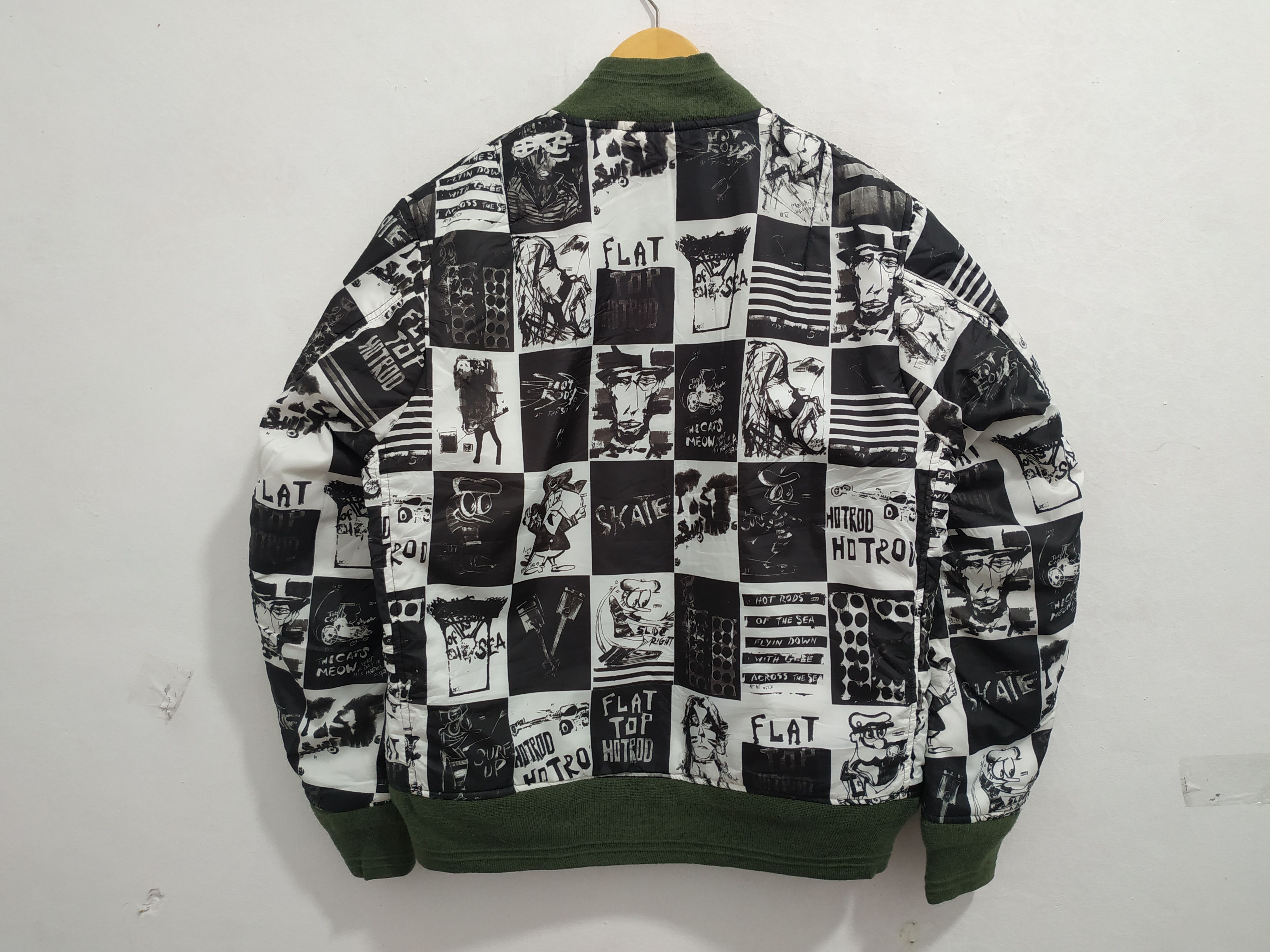 Japanese Brand Freak's Store Hotrod Art Reversible Bomber Jacket Size US M / EU 48-50 / 2 - 2 Thumbnail