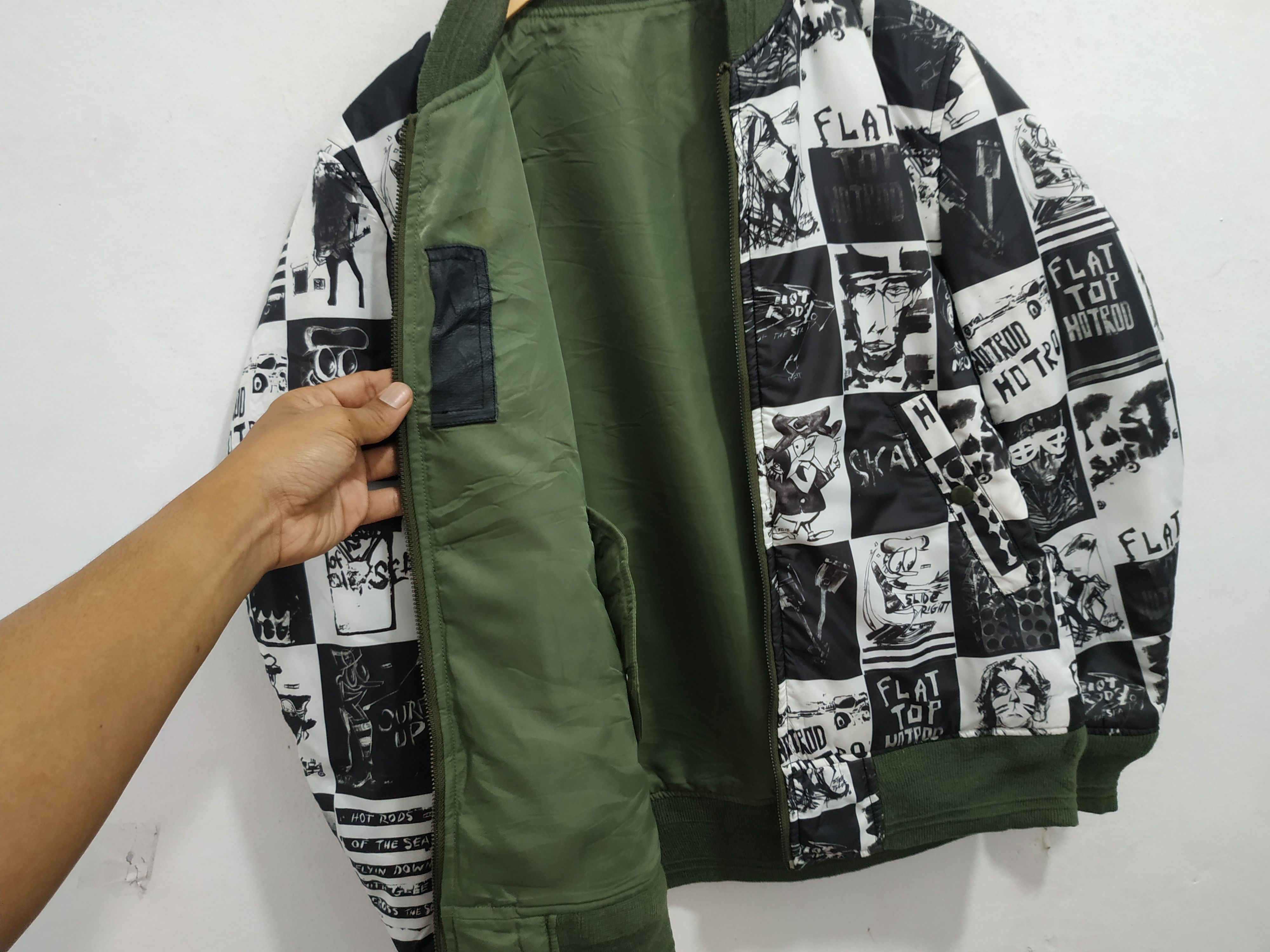 Japanese Brand Freak's Store Hotrod Art Reversible Bomber Jacket Size US M / EU 48-50 / 2 - 5 Thumbnail