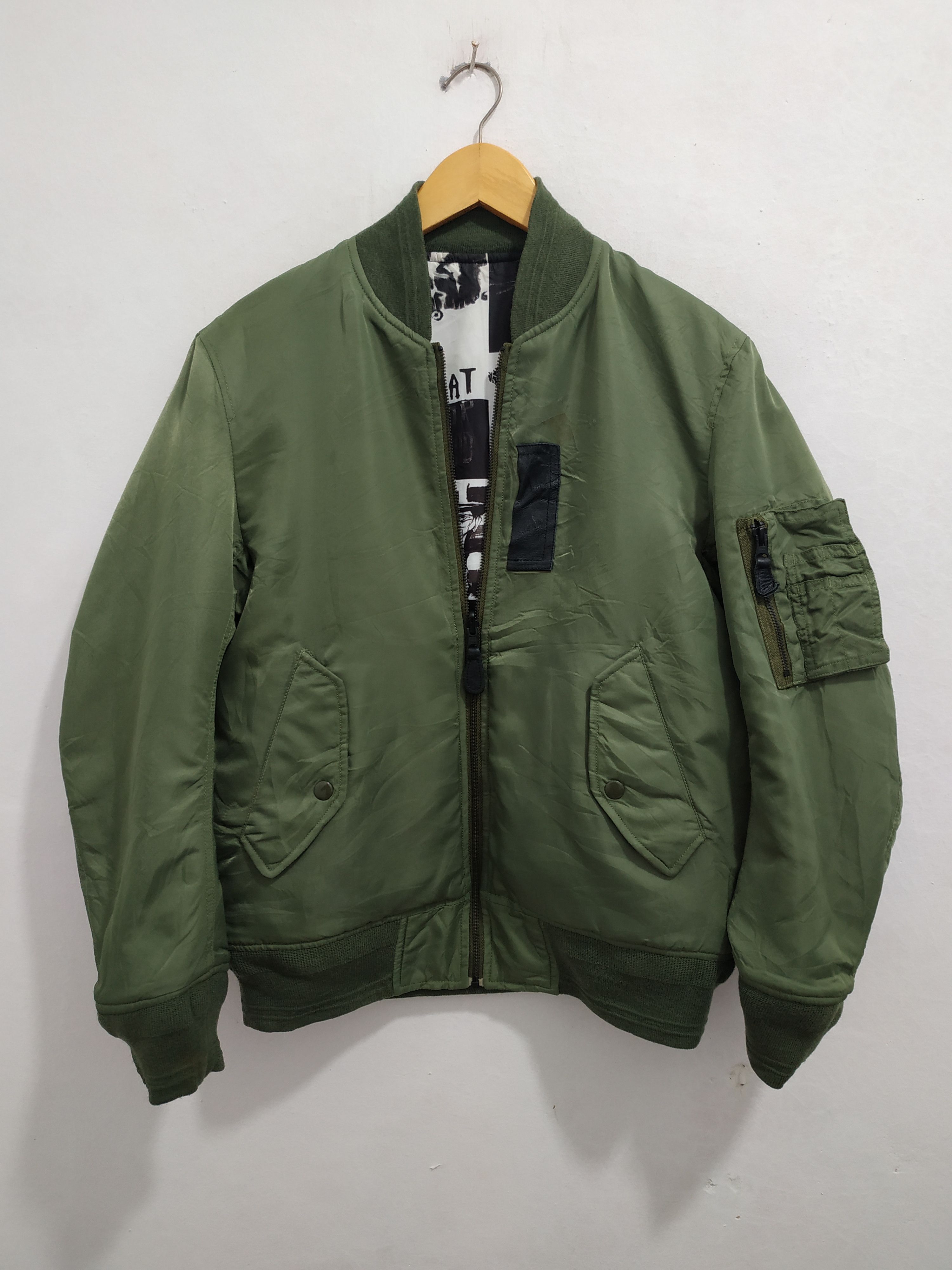 Japanese Brand Freak's Store Hotrod Art Reversible Bomber Jacket Size US M / EU 48-50 / 2 - 4 Thumbnail