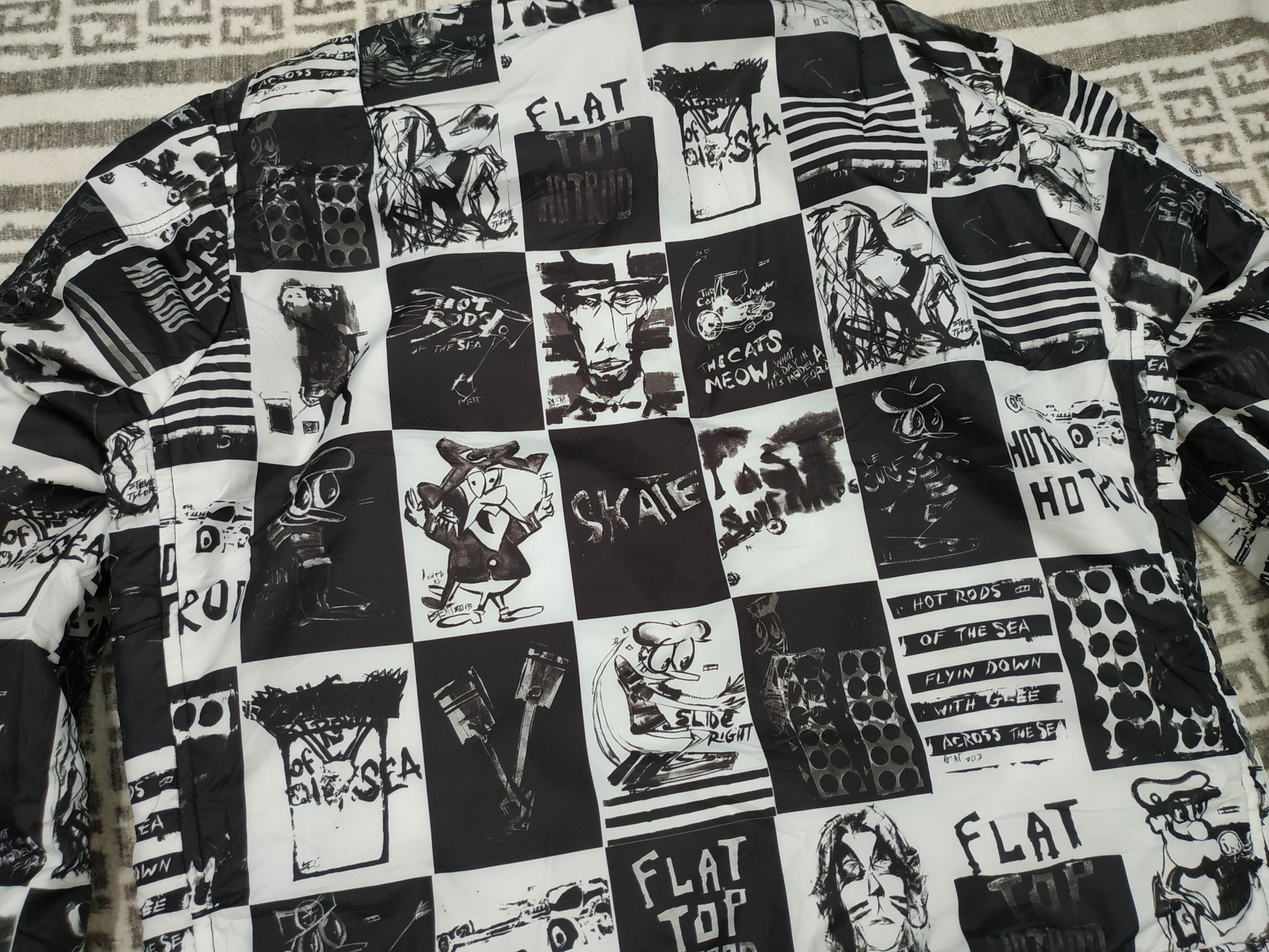 Japanese Brand Freak's Store Hotrod Art Reversible Bomber Jacket Size US M / EU 48-50 / 2 - 17 Thumbnail
