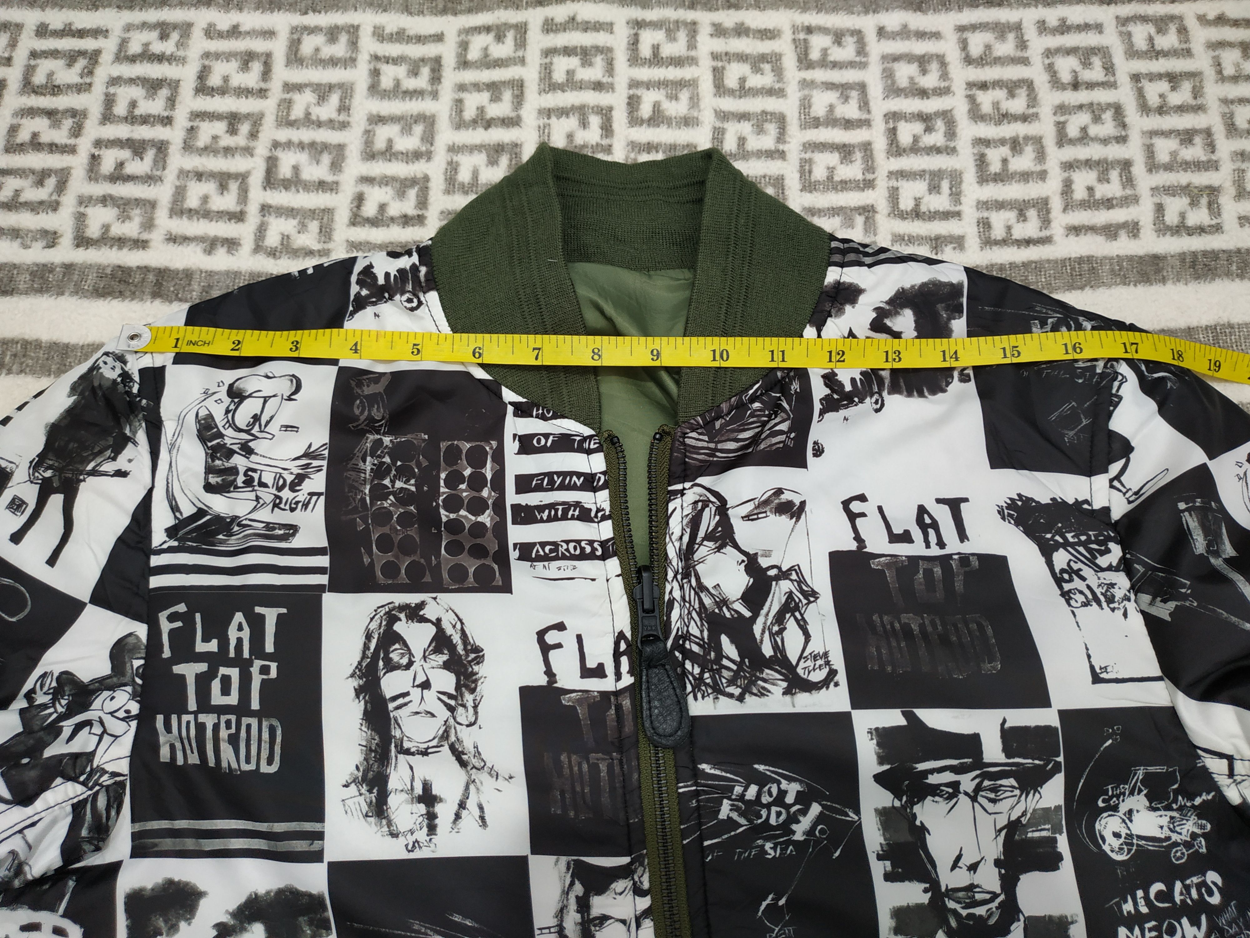 Japanese Brand Freak's Store Hotrod Art Reversible Bomber Jacket Size US M / EU 48-50 / 2 - 13 Thumbnail