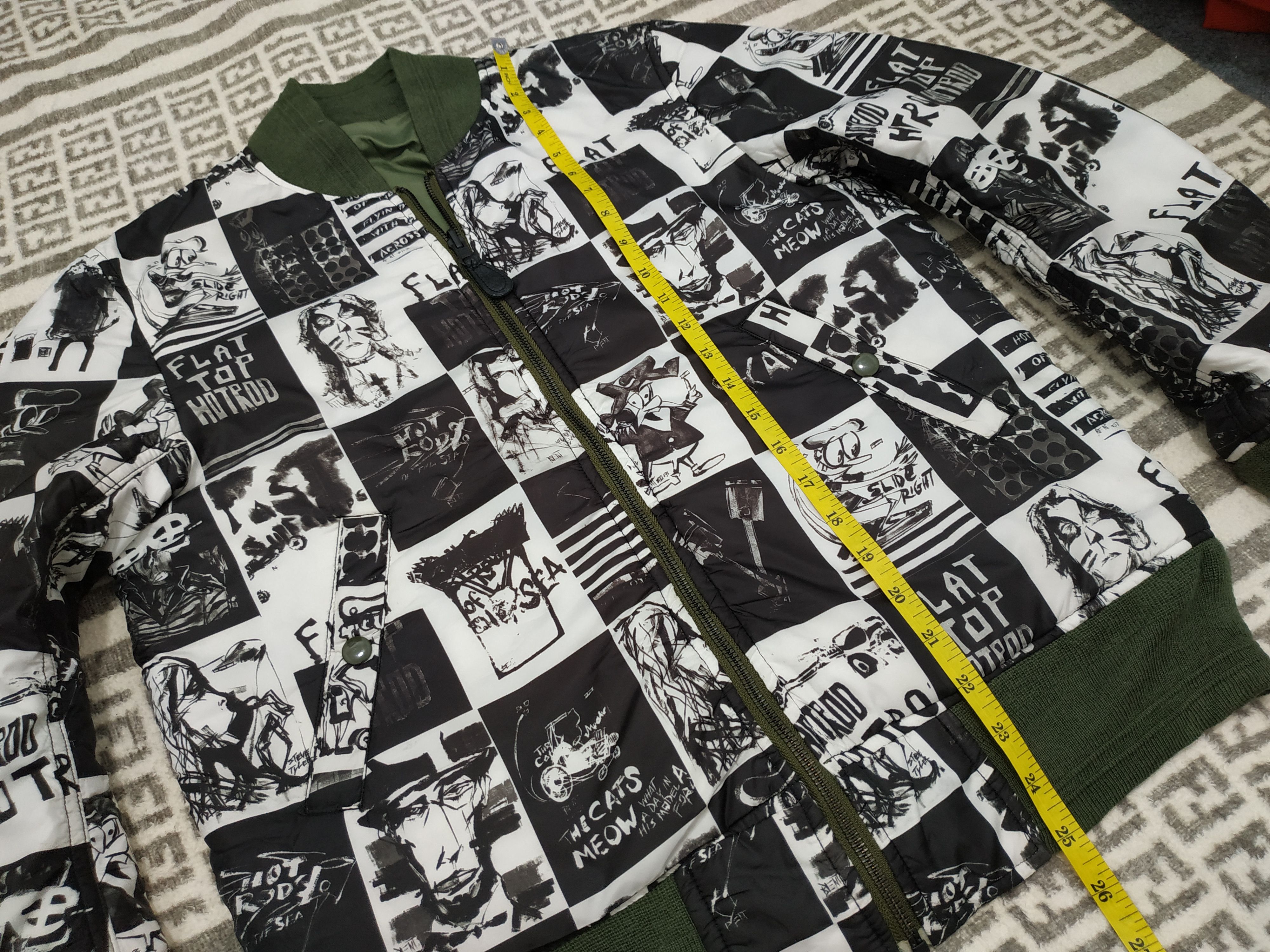 Japanese Brand Freak's Store Hotrod Art Reversible Bomber Jacket Size US M / EU 48-50 / 2 - 15 Thumbnail