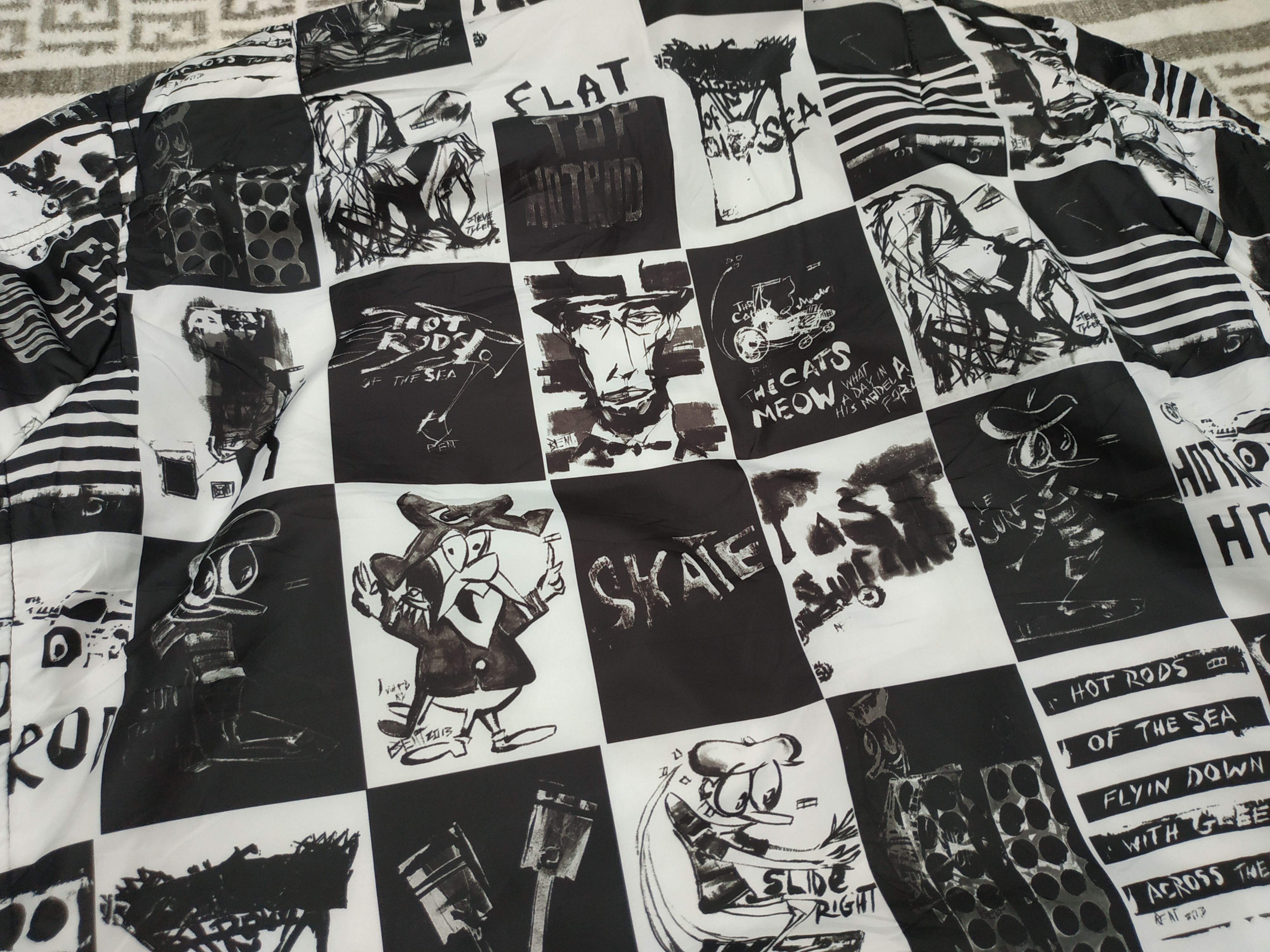 Japanese Brand Freak's Store Hotrod Art Reversible Bomber Jacket Size US M / EU 48-50 / 2 - 16 Thumbnail