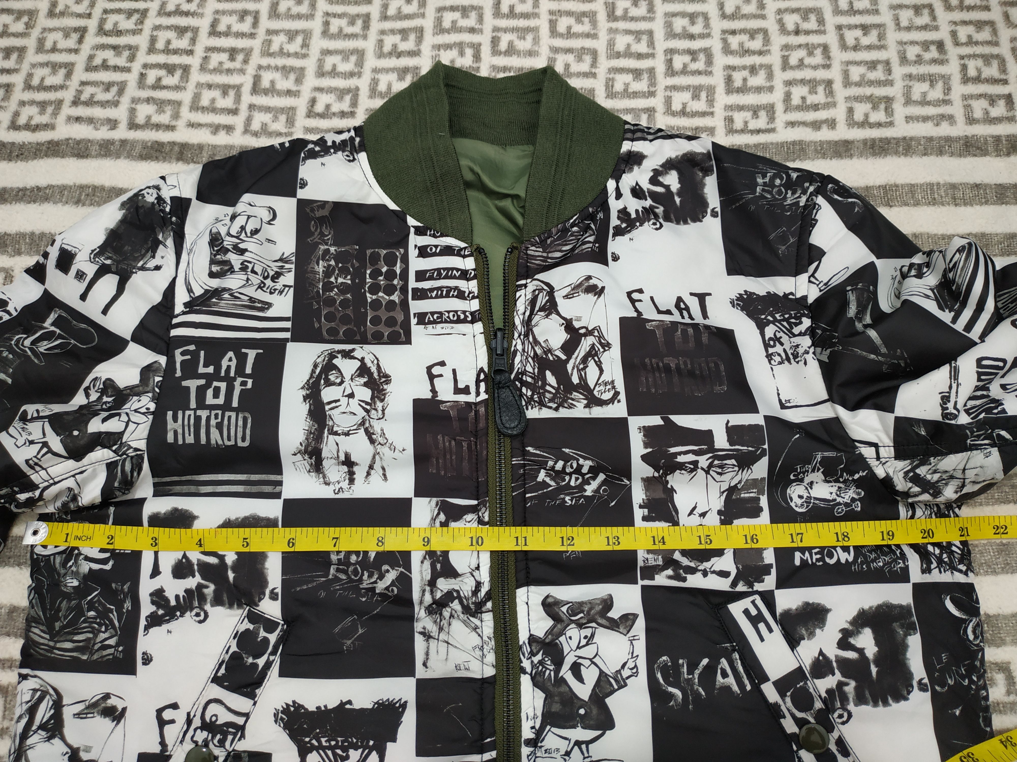 Japanese Brand Freak's Store Hotrod Art Reversible Bomber Jacket Size US M / EU 48-50 / 2 - 14 Thumbnail