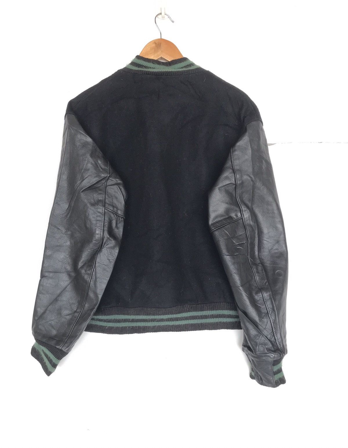 Golden Bear Vintage Golden Bear Wool Varsity Jacket Leather Sleeve Size US L / EU 52-54 / 3 - 4 Thumbnail