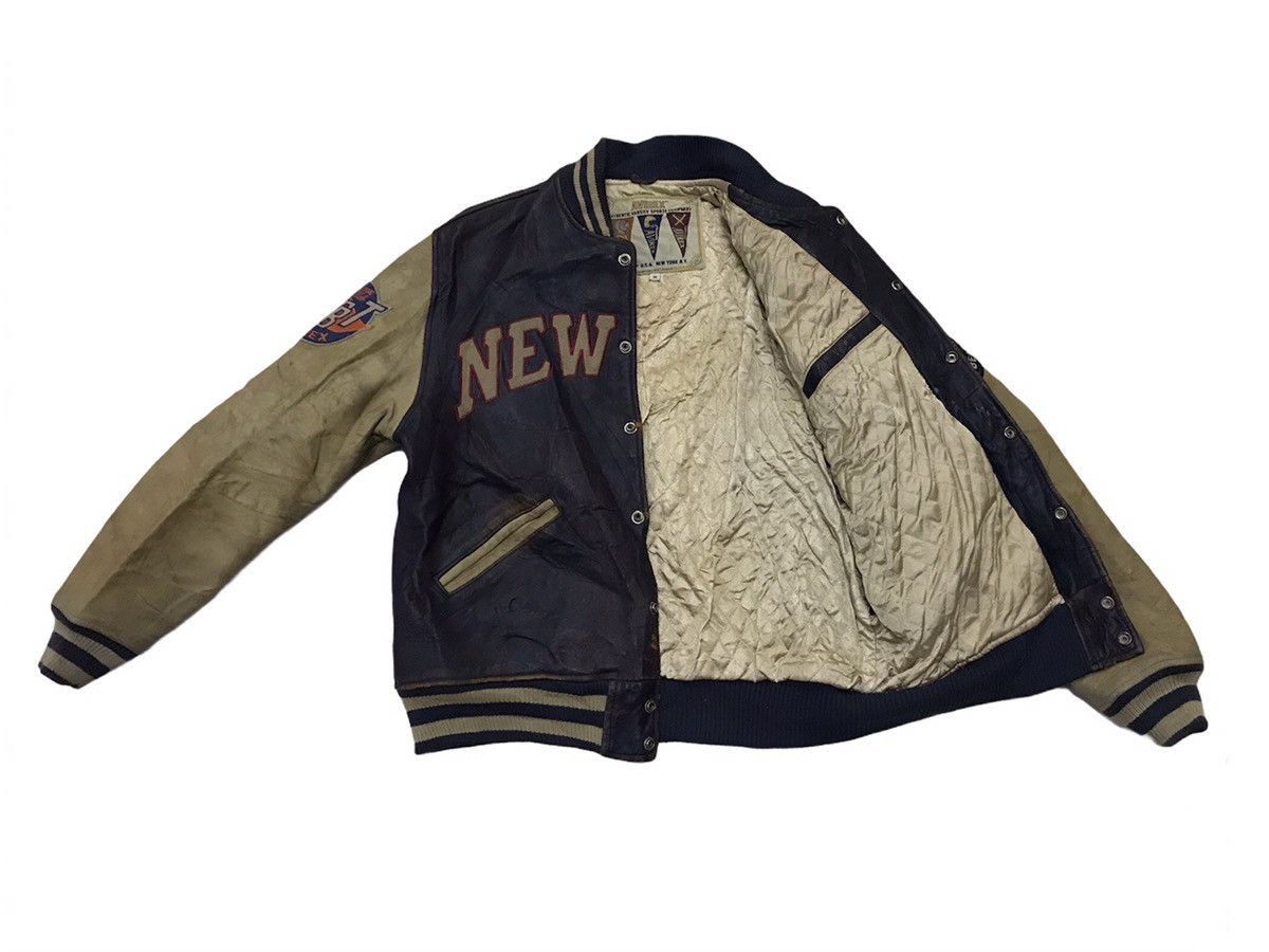 Avirex × Vintage Vintage avirex usa newark nbbt varsity jacket Size US M / EU 48-50 / 2 - 6 Thumbnail