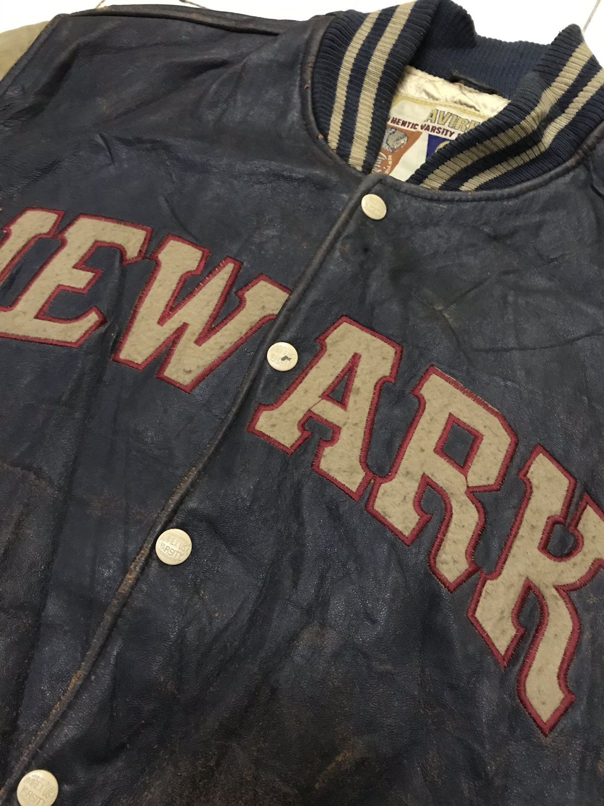 Avirex × Vintage Vintage avirex usa newark nbbt varsity jacket Size US M / EU 48-50 / 2 - 17 Thumbnail
