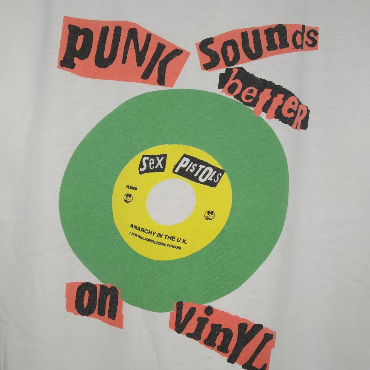 Band Tees Vintage 90s Sex Pistols Anarchy In The Uk Punk Rock Band Size US M / EU 48-50 / 2 - 3 Thumbnail