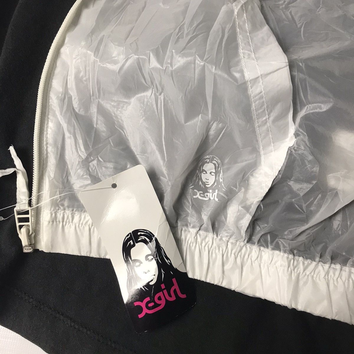 Girl Skateboards NOS Transparent X-Girl Nylon Jacket Size US M / EU 48-50 / 2 - 5 Thumbnail