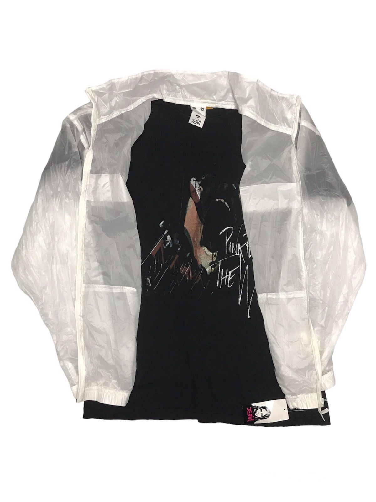 Girl Skateboards NOS Transparent X-Girl Nylon Jacket Size US M / EU 48-50 / 2 - 3 Thumbnail