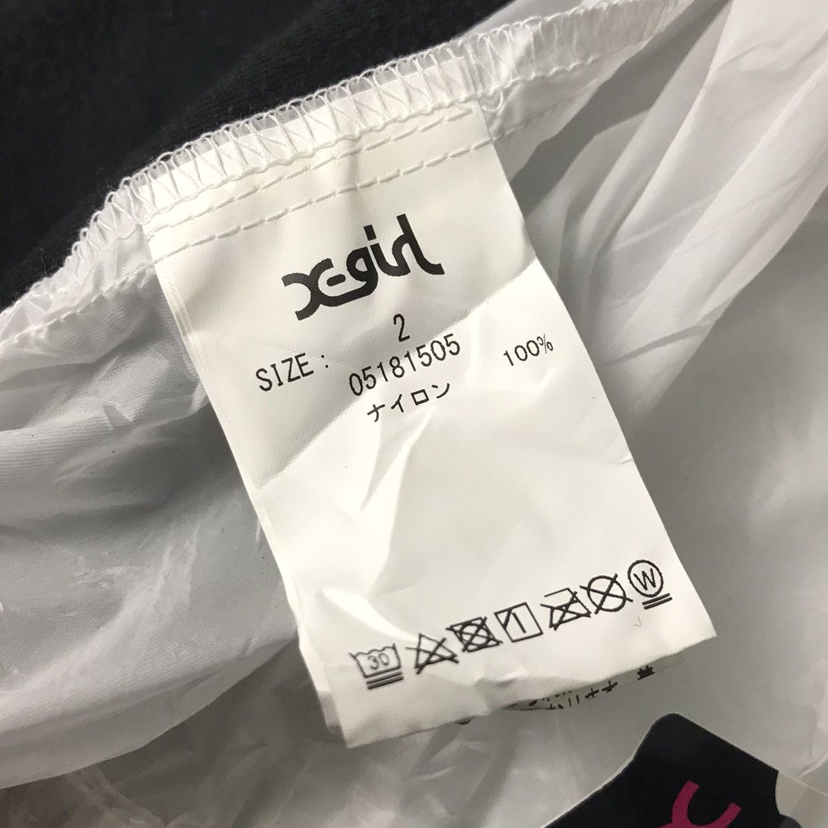 Girl Skateboards NOS Transparent X-Girl Nylon Jacket Size US M / EU 48-50 / 2 - 7 Thumbnail