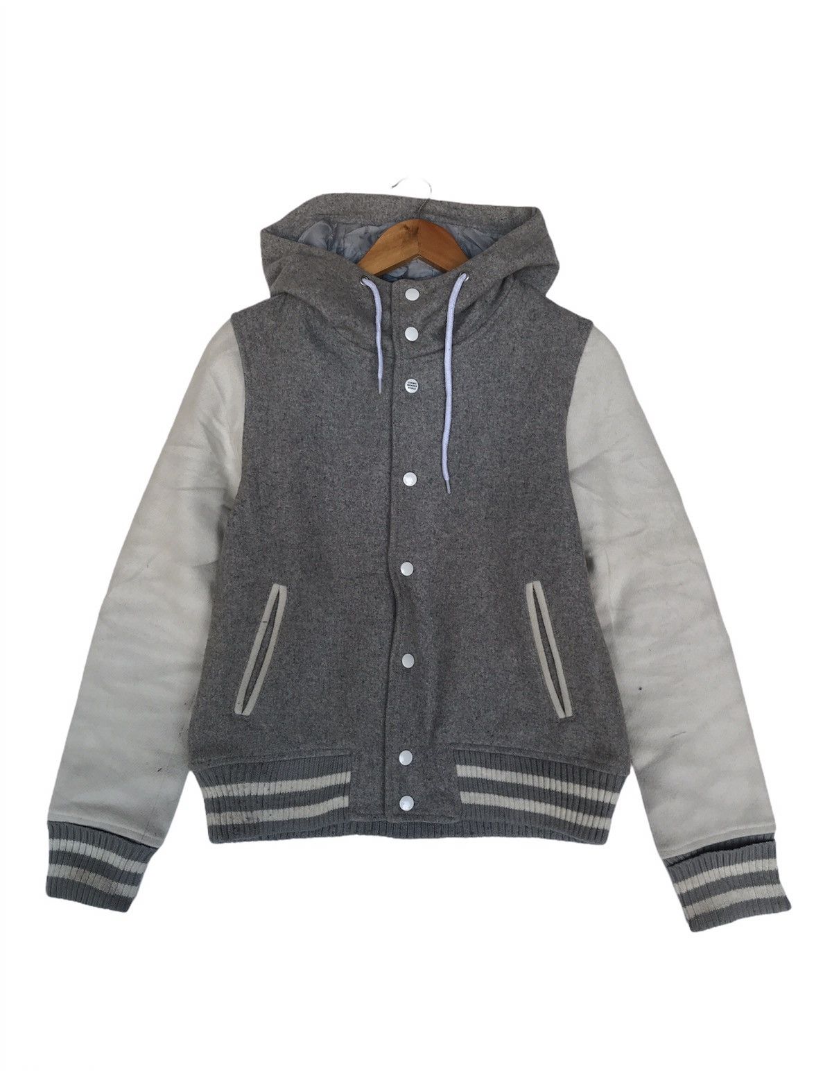 Japanese Brand Vintage Varsity Jacket Crop Top Rodeo Crown Women Military Size S / US 4 / IT 40 - 4 Thumbnail