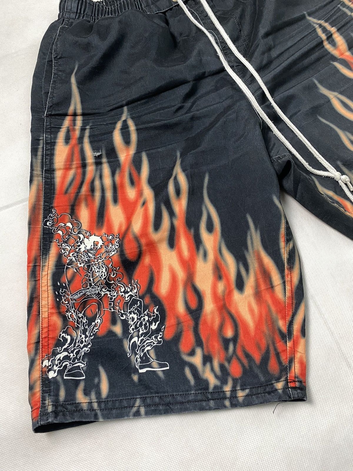 Anime × Japanese Brand × One Piece Ace x Luffy One piece Short Pant Size US 29 - 3 Thumbnail