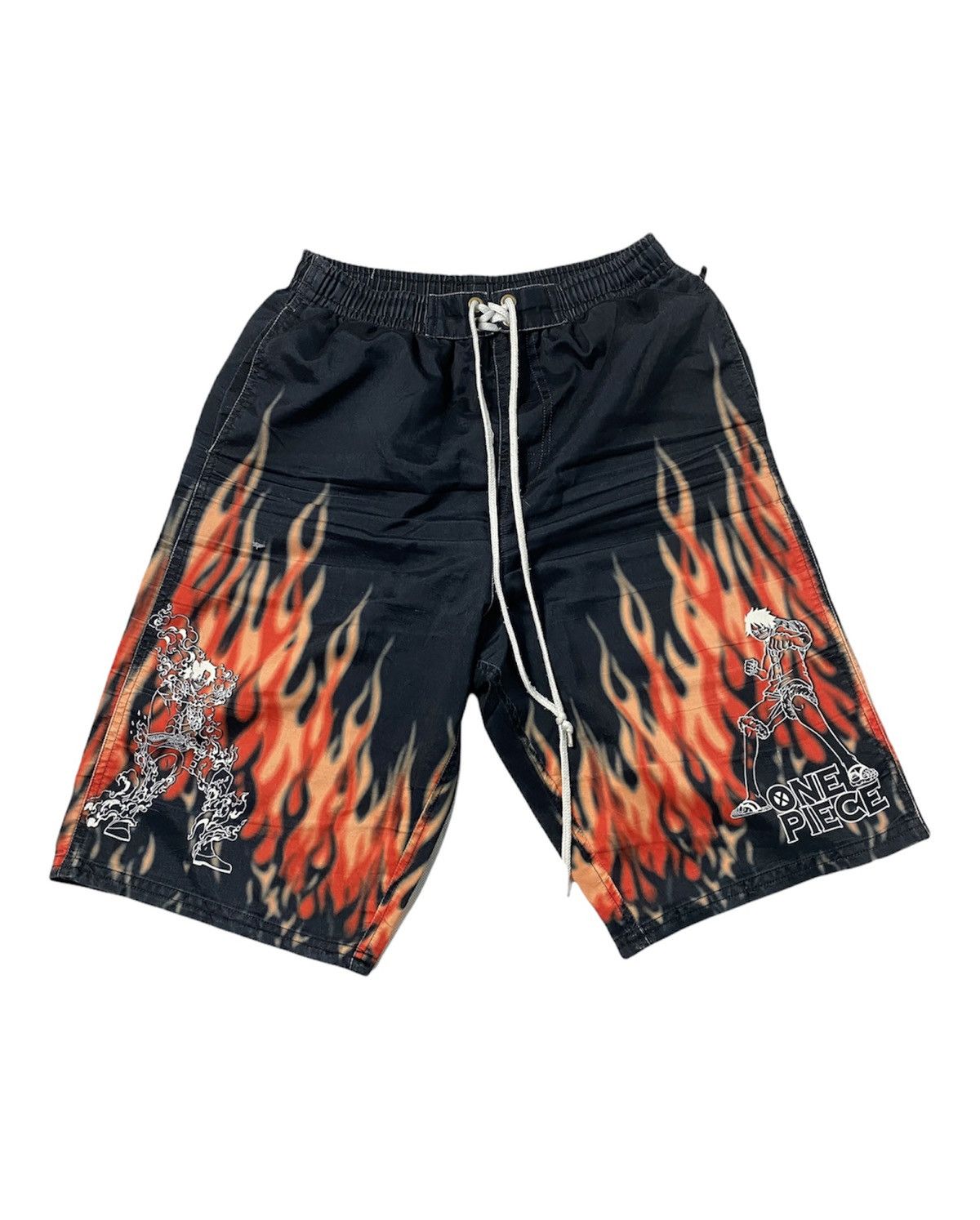 Anime × Japanese Brand × One Piece Ace x Luffy One piece Short Pant Size US 29 - 1 Thumbnail