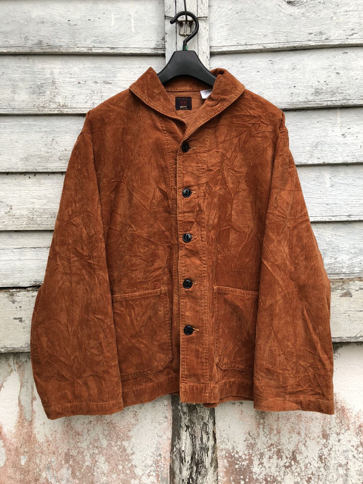 Needles Minimalist 2 Pocket Corduroy Jacket In Brown Size US M / EU 48-50 / 2 - 1 Thumbnail