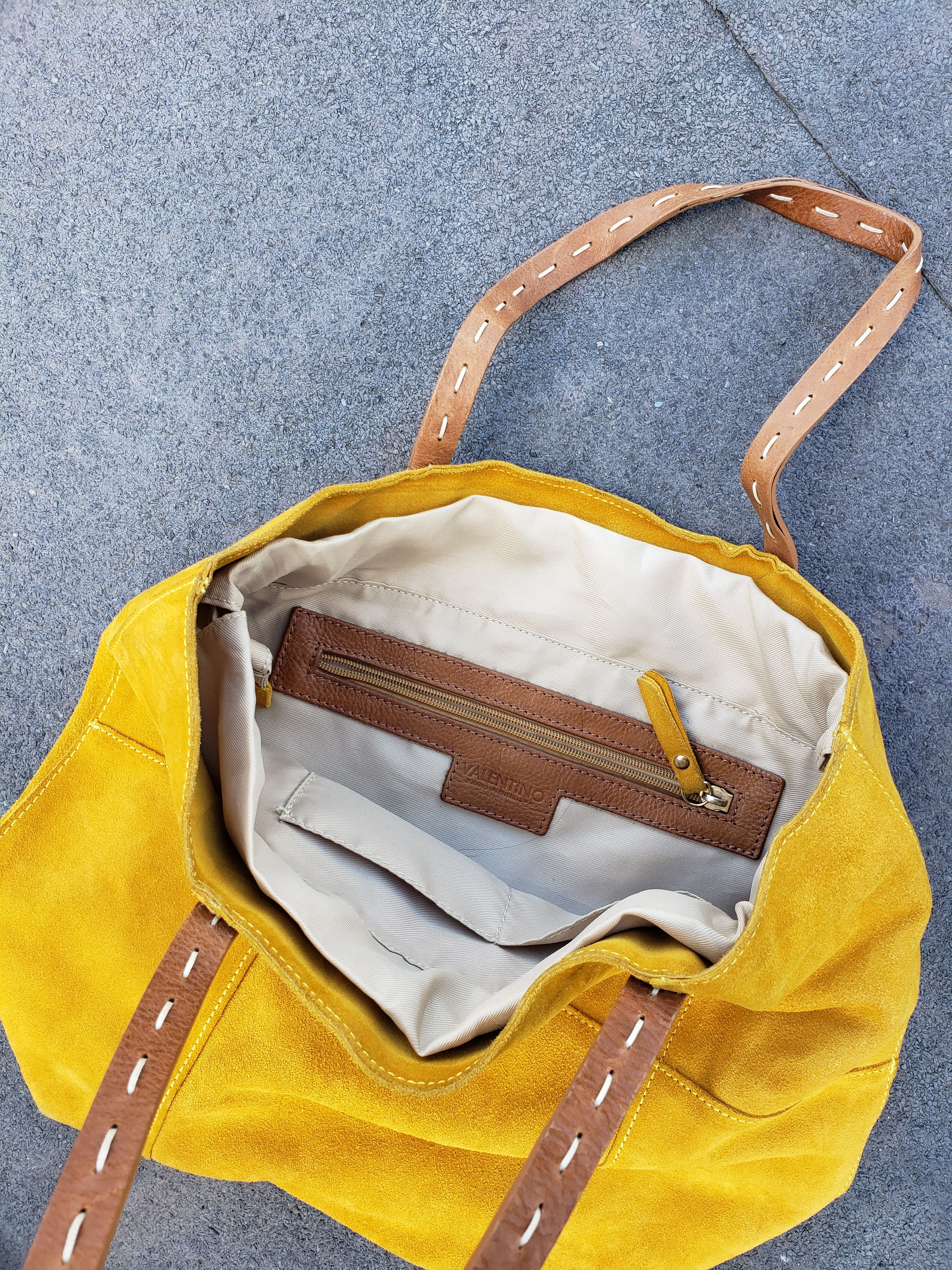 Valentino Valentino yellow leather bag Size ONE SIZE - 4 Thumbnail