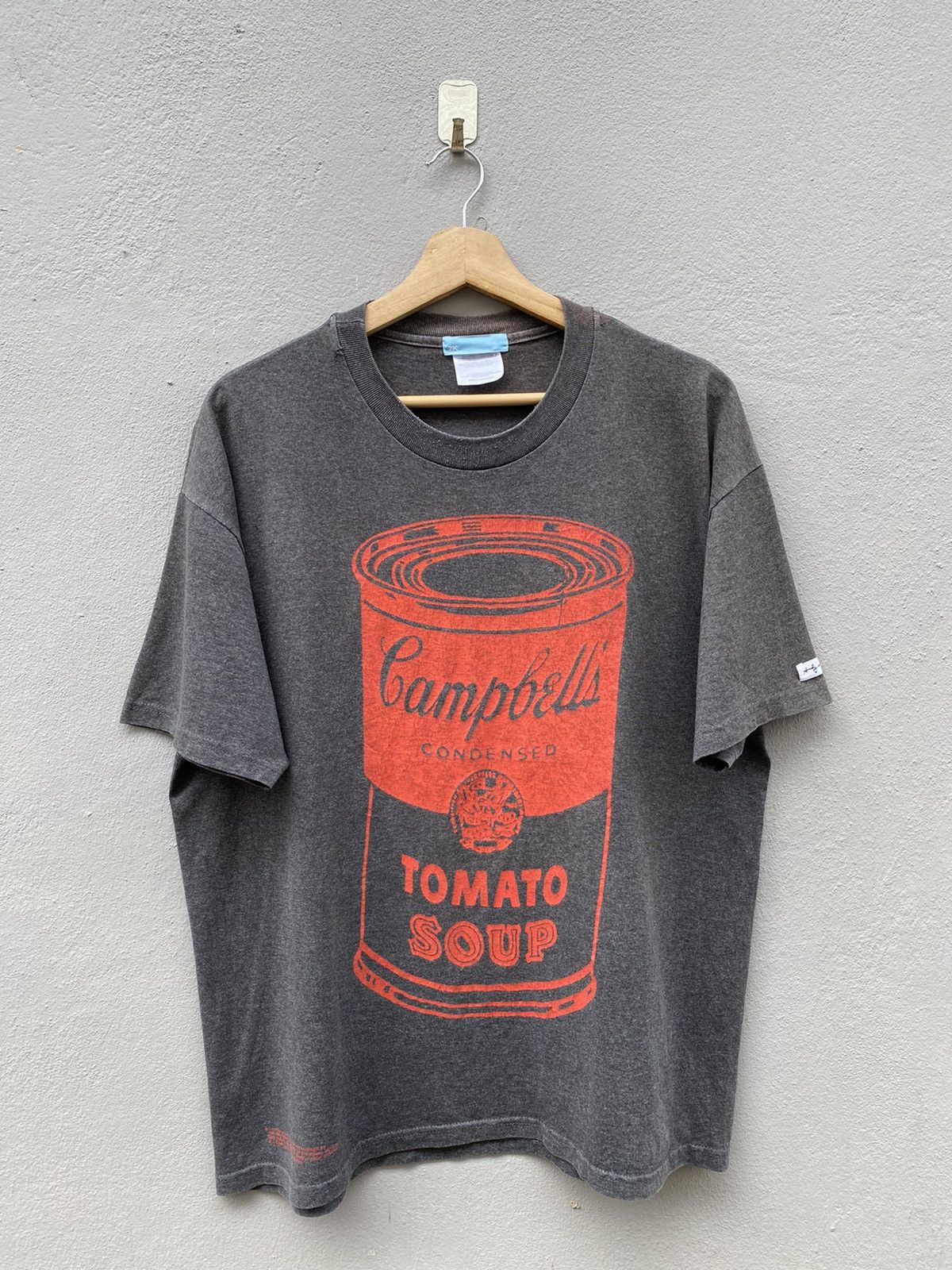 Andy Warhol 💥RARE💥Vintage 90s ANDY WARHOL “Campbell Soup” Printed Tee Size US L / EU 52-54 / 3 - 1 Thumbnail