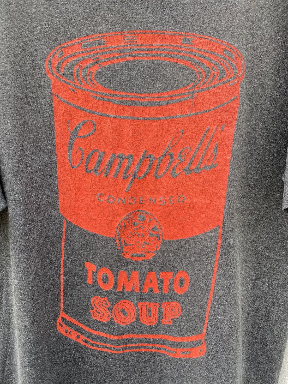 Andy Warhol 💥RARE💥Vintage 90s ANDY WARHOL “Campbell Soup” Printed Tee Size US L / EU 52-54 / 3 - 2 Thumbnail