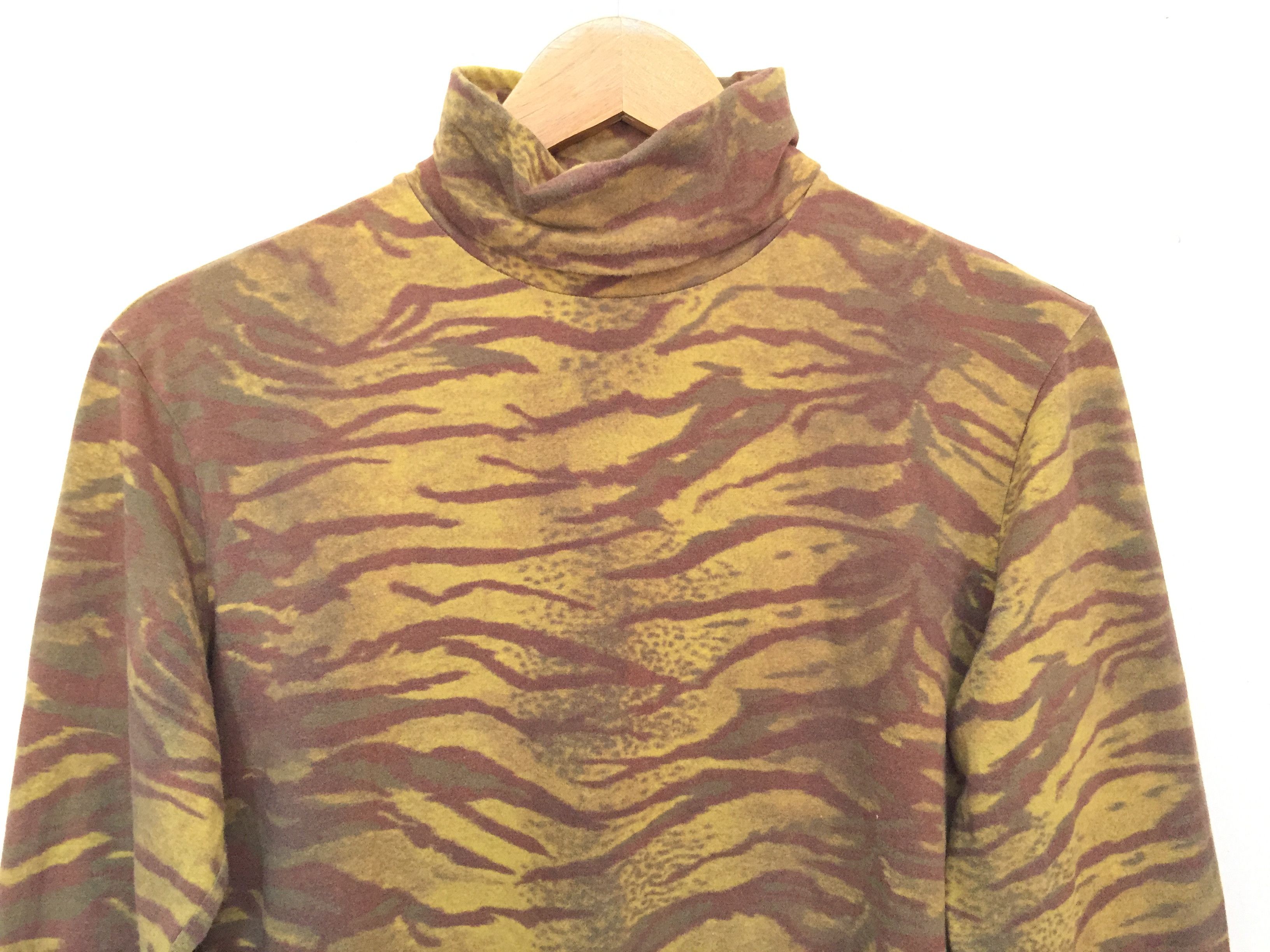 Jean Paul Gaultier 90's JPG Tiger stripe turtle neck Size US S / EU 44-46 / 1 - 6 Thumbnail