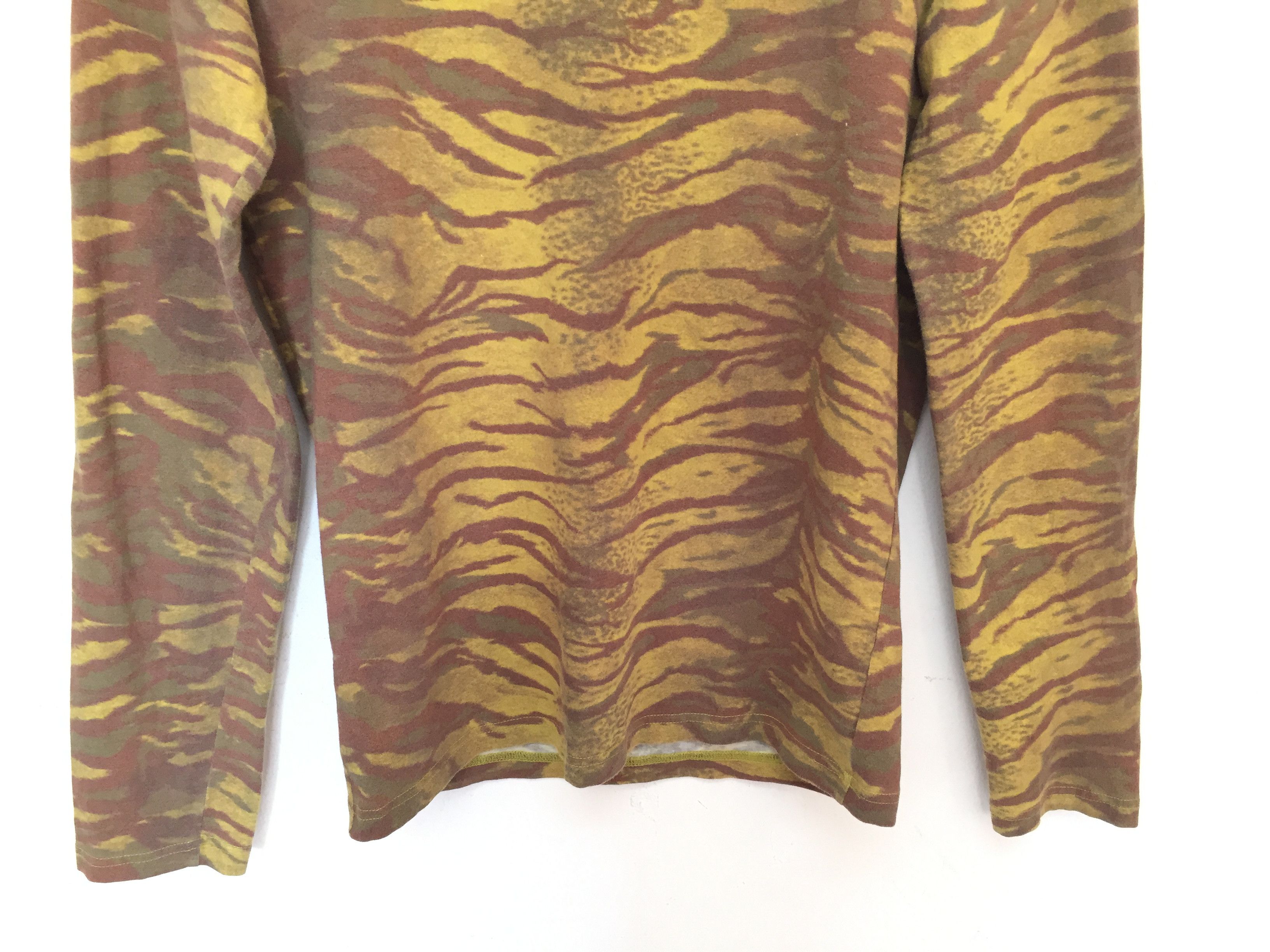 Jean Paul Gaultier 90's JPG Tiger stripe turtle neck Size US S / EU 44-46 / 1 - 7 Thumbnail