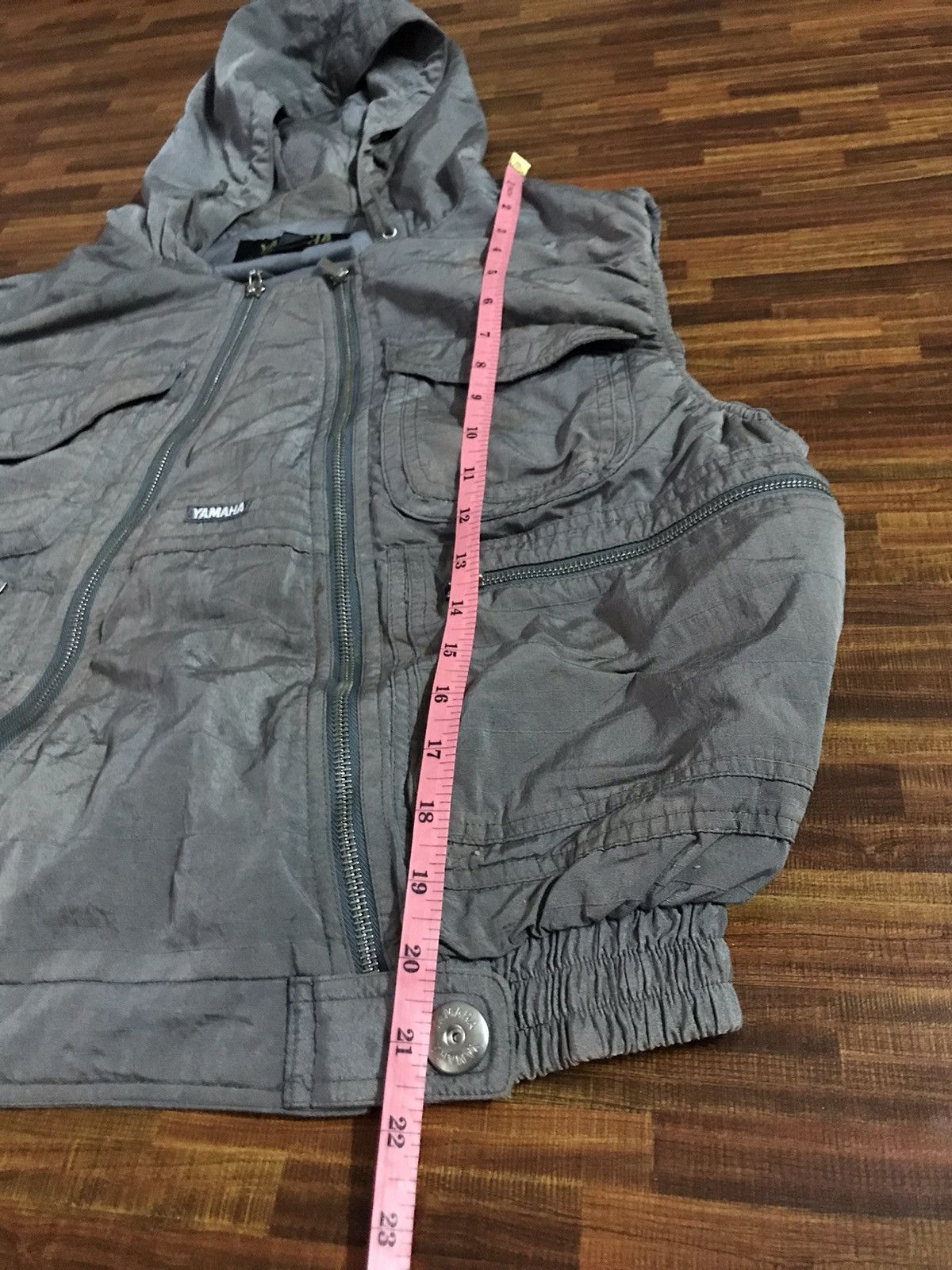 Japanese Brand Yamaha multipocket sleeveless jacket hooded Size US L / EU 52-54 / 3 - 11 Thumbnail