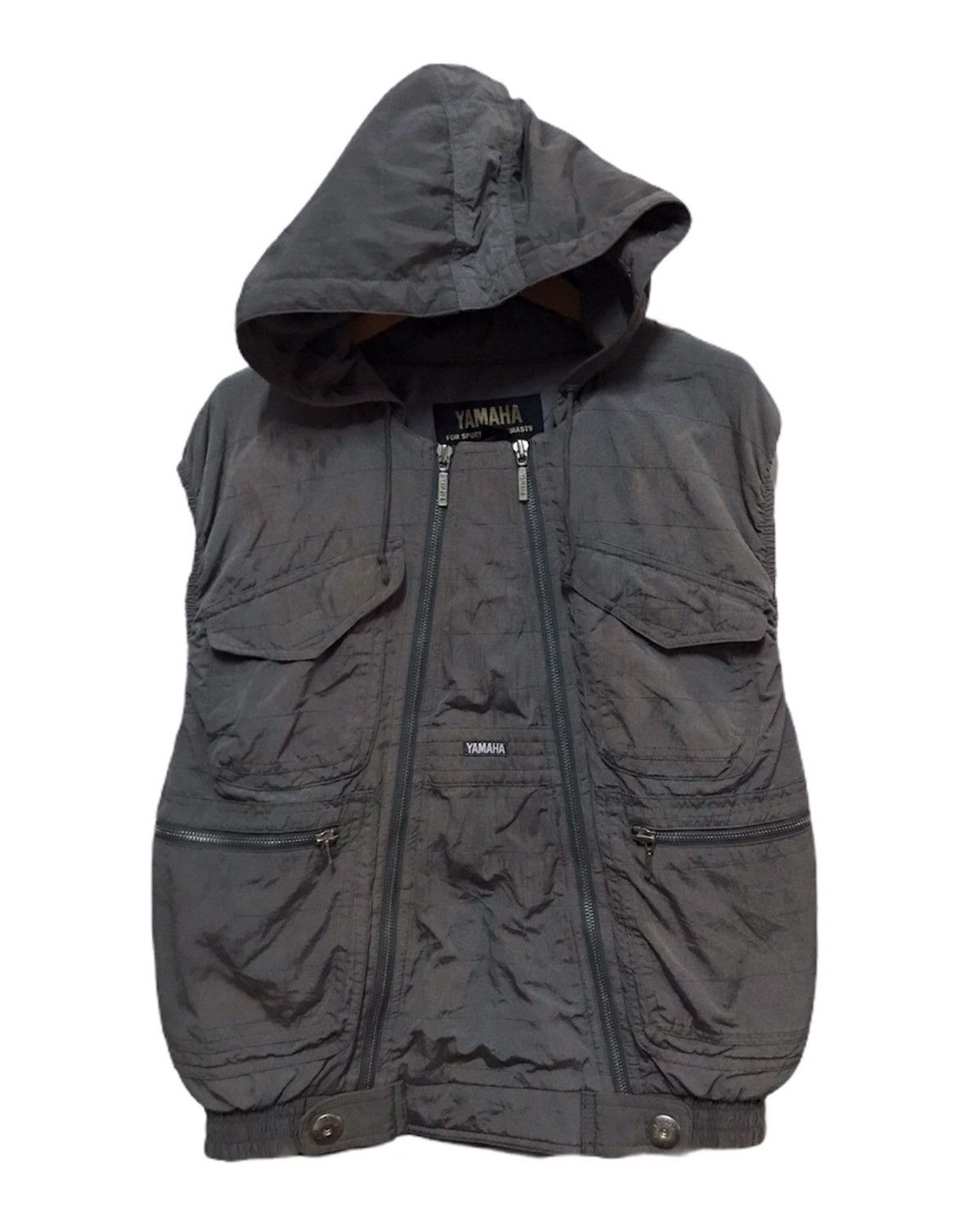 Japanese Brand Yamaha multipocket sleeveless jacket hooded Size US L / EU 52-54 / 3 - 1 Thumbnail