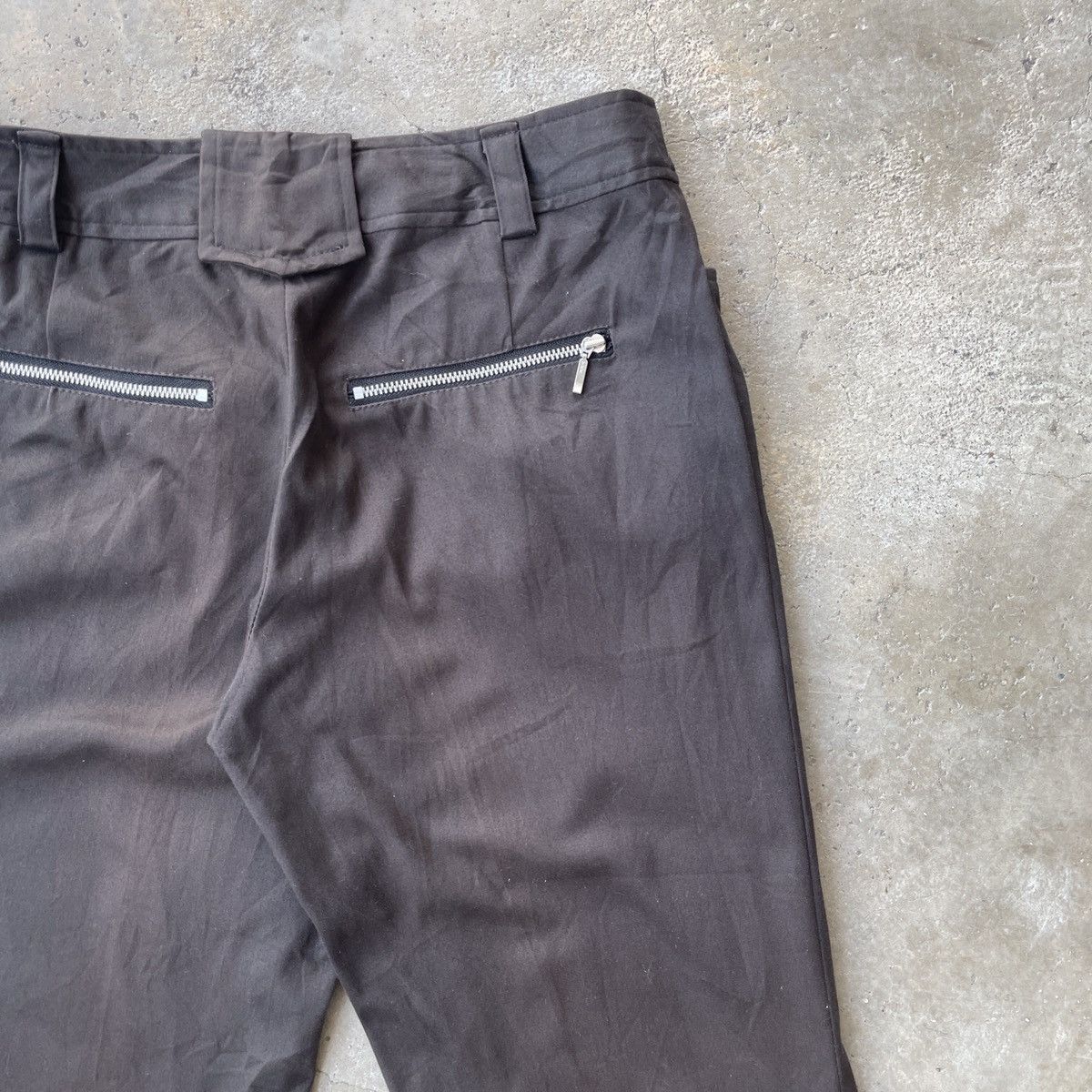 Japanese Brand Vintage Idiom Conte Flare Pants Size 28" / US 6 / IT 42 - 8 Thumbnail