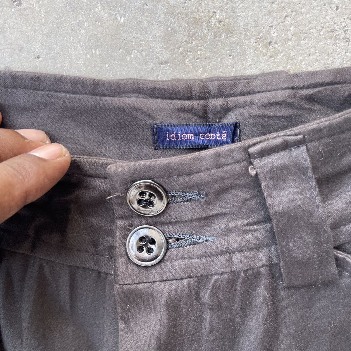 Japanese Brand Vintage Idiom Conte Flare Pants Size 28" / US 6 / IT 42 - 5 Thumbnail