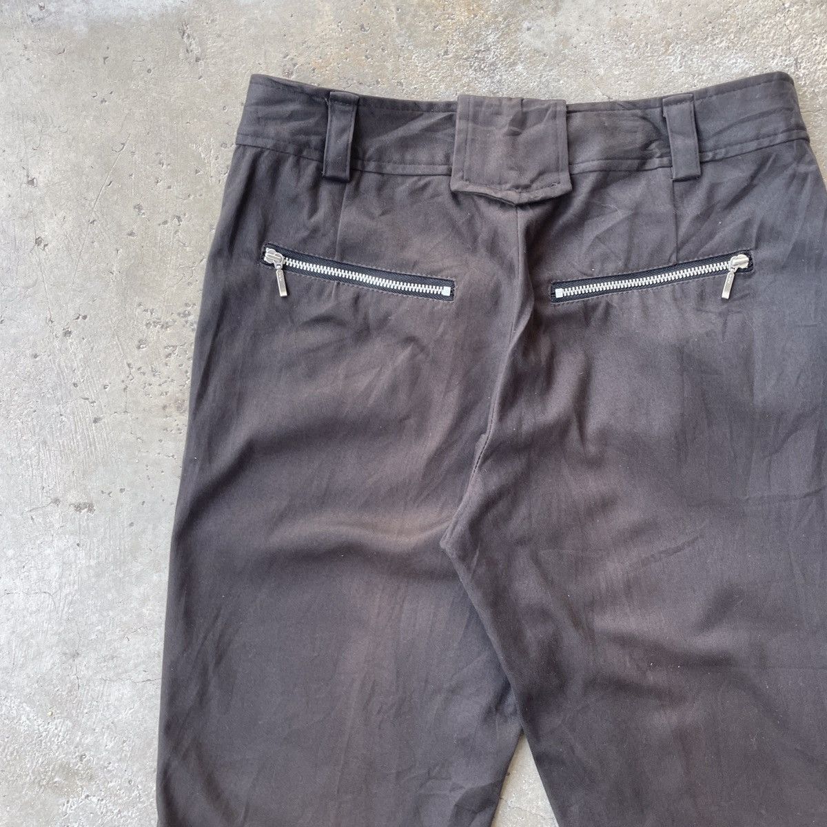 Japanese Brand Vintage Idiom Conte Flare Pants Size 28" / US 6 / IT 42 - 9 Thumbnail