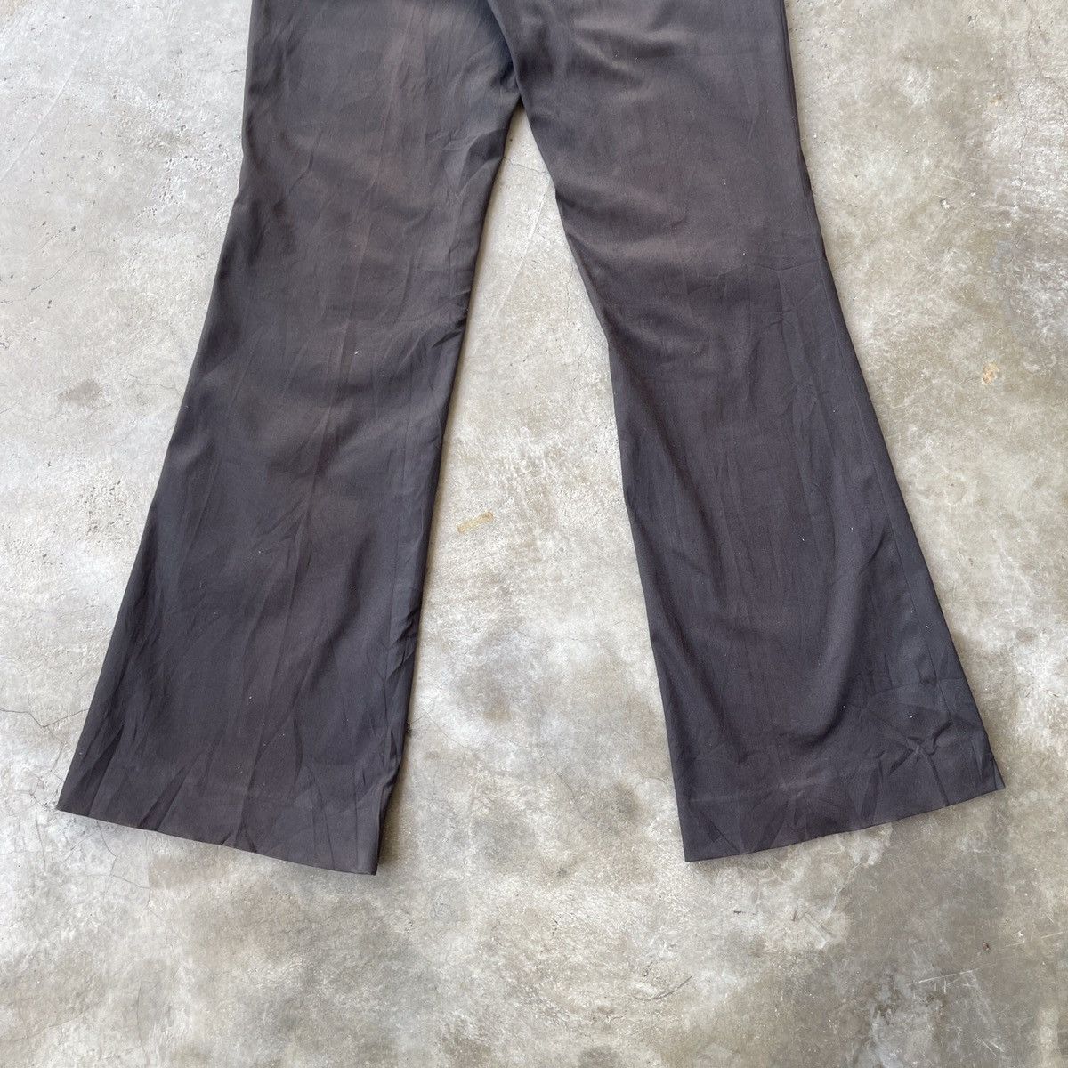 Japanese Brand Vintage Idiom Conte Flare Pants Size 28" / US 6 / IT 42 - 10 Thumbnail