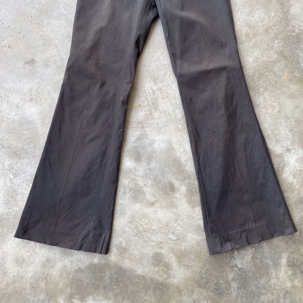 Japanese Brand Vintage Idiom Conte Flare Pants Size 28" / US 6 / IT 42 - 4 Thumbnail