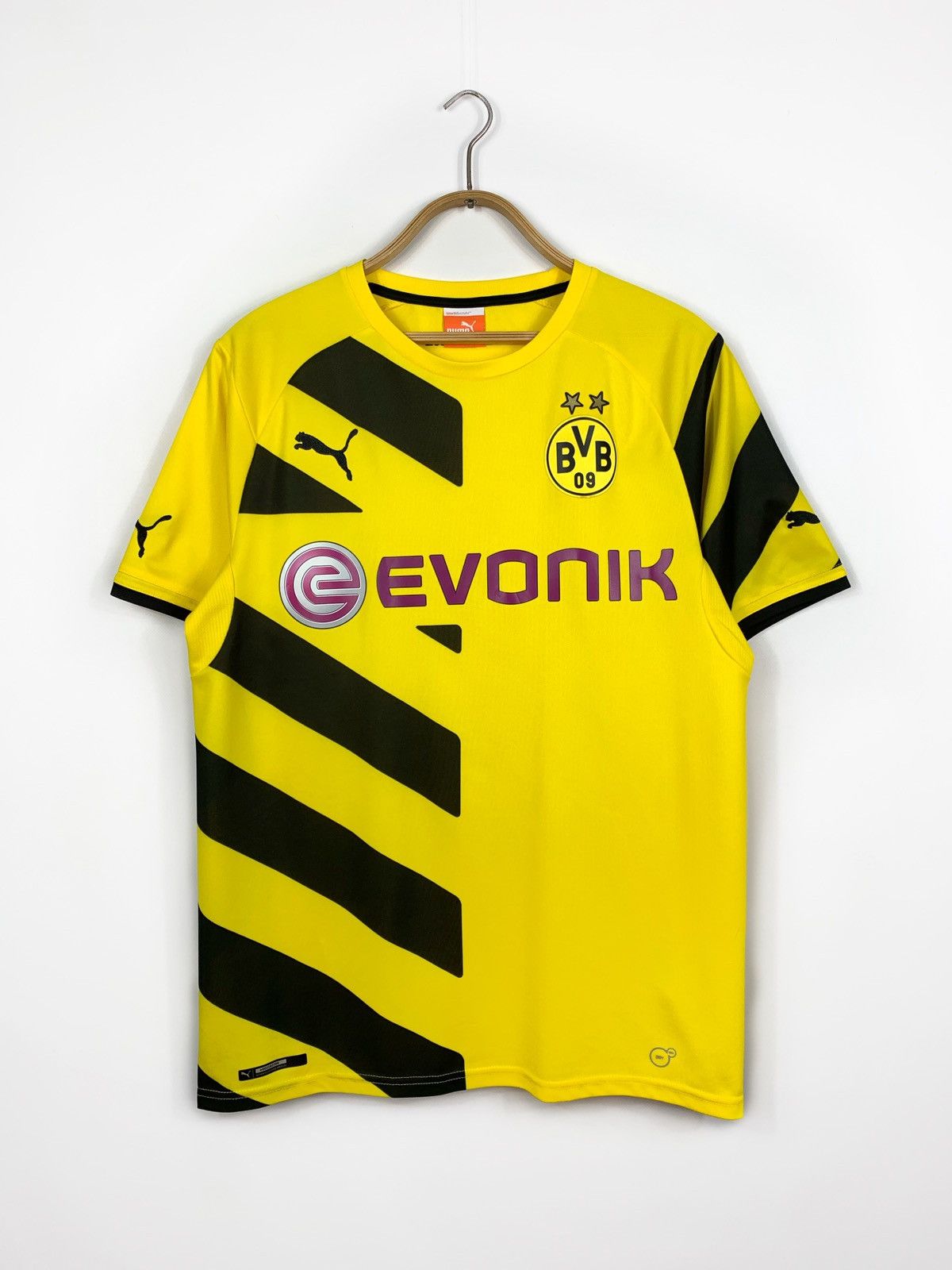 Puma BORUSSIA DORTMUND 2014/2015 HOME JERSEY SOOCER PUMA T-SHIRT Size US M / EU 48-50 / 2 - 1 Thumbnail