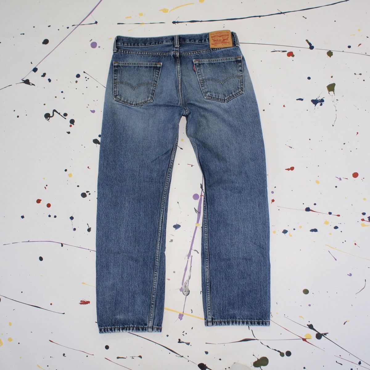 Perfect Fade Dark Wash 505s