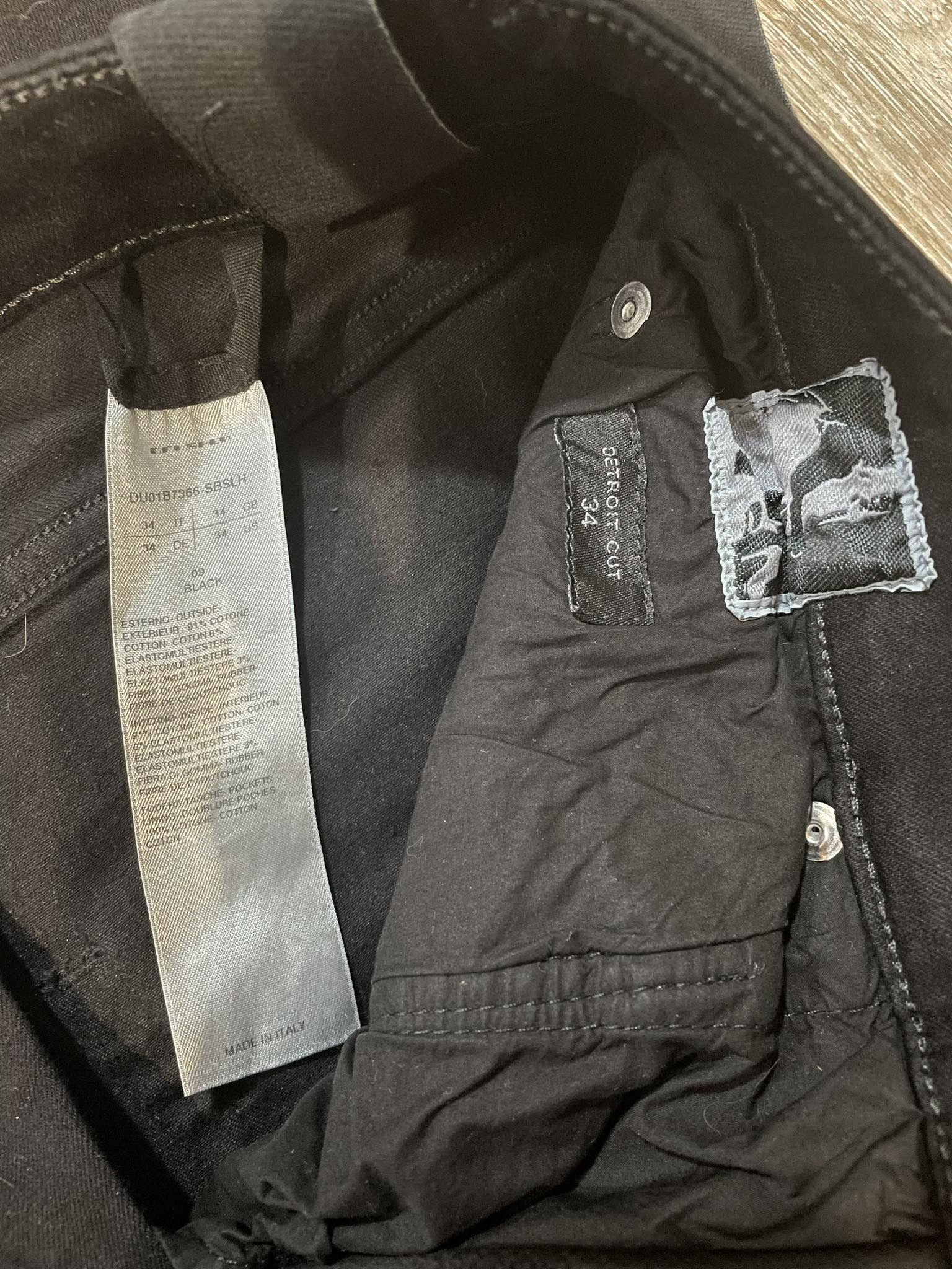 Rick Owens SS22 DRKSHDW Slashed Detroit Denim Jeans Size US 34 / EU 50 - 3 Thumbnail