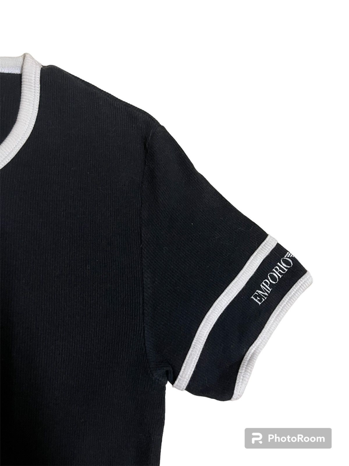 Armani Emporio Armani Underwear Black Ringer Size US M / EU 48-50 / 2 - 3 Thumbnail