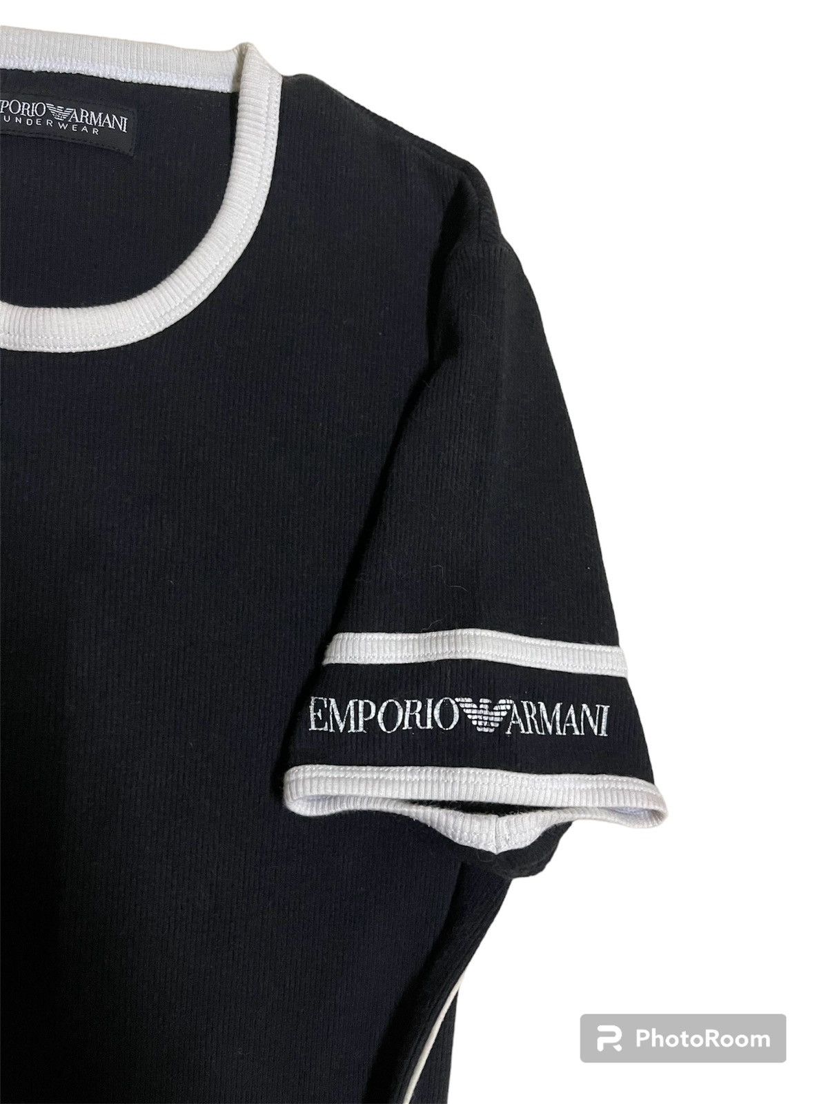 Armani Emporio Armani Underwear Black Ringer Size US M / EU 48-50 / 2 - 4 Thumbnail