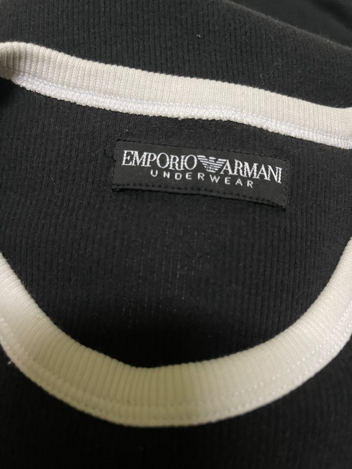 Armani Emporio Armani Underwear Black Ringer Size US M / EU 48-50 / 2 - 7 Thumbnail