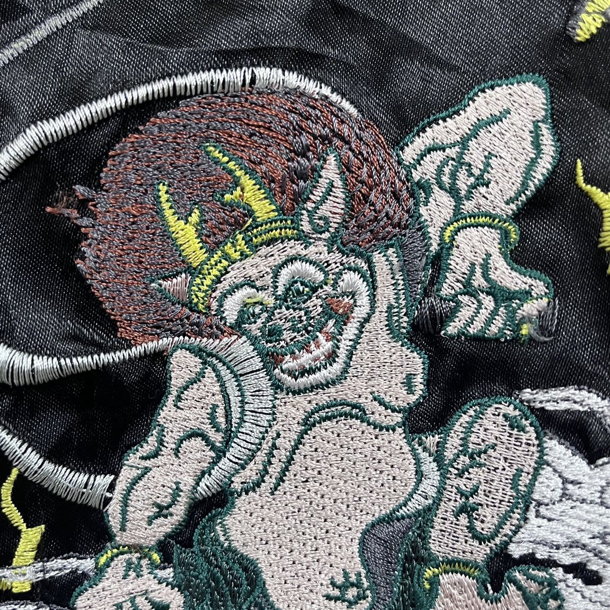 Japanese Brand × Vintage Vintage Satin Sukajan Japan God Embroidery Jacket Size US M / EU 48-50 / 2 - 4 Thumbnail