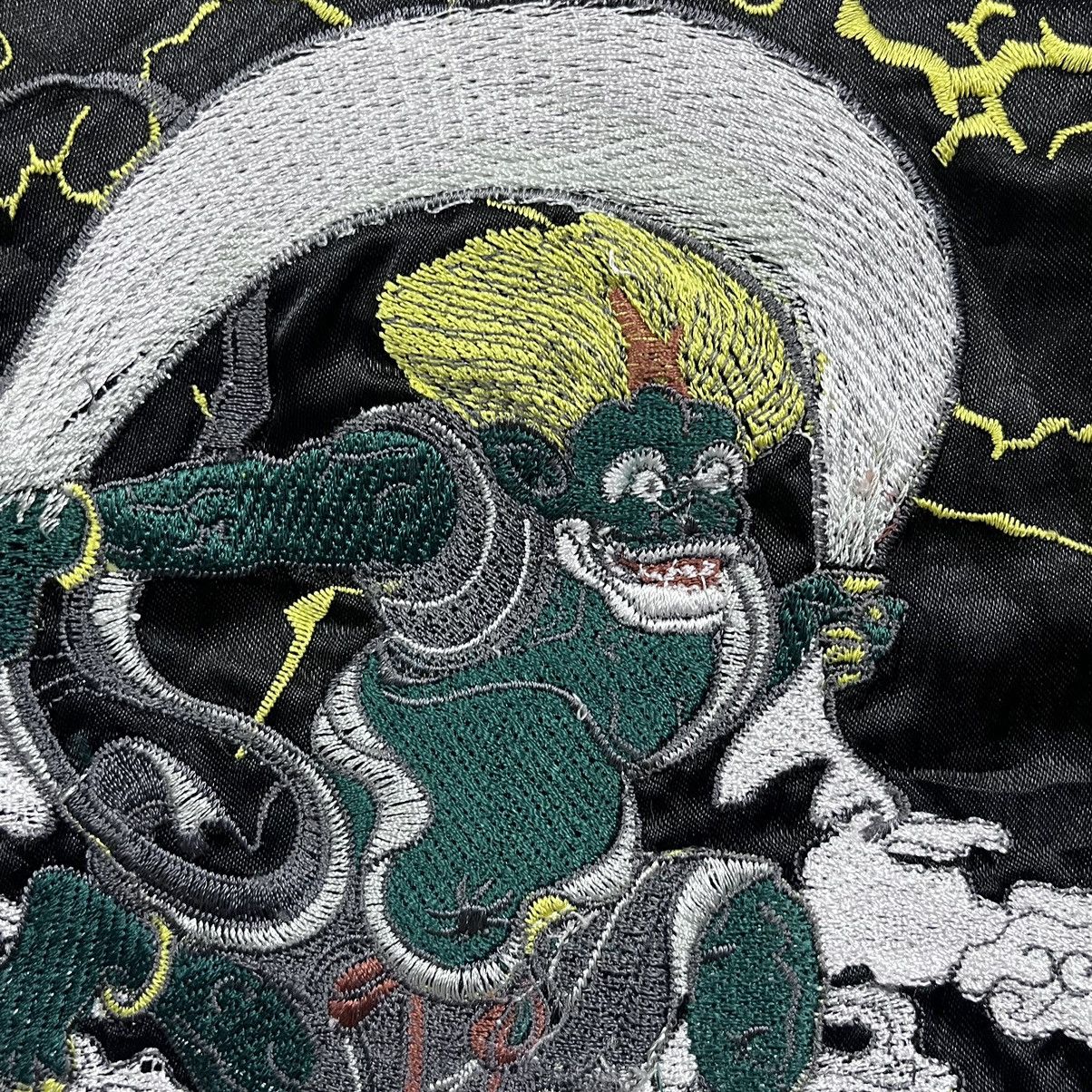 Japanese Brand × Vintage Vintage Satin Sukajan Japan God Embroidery Jacket Size US M / EU 48-50 / 2 - 3 Thumbnail