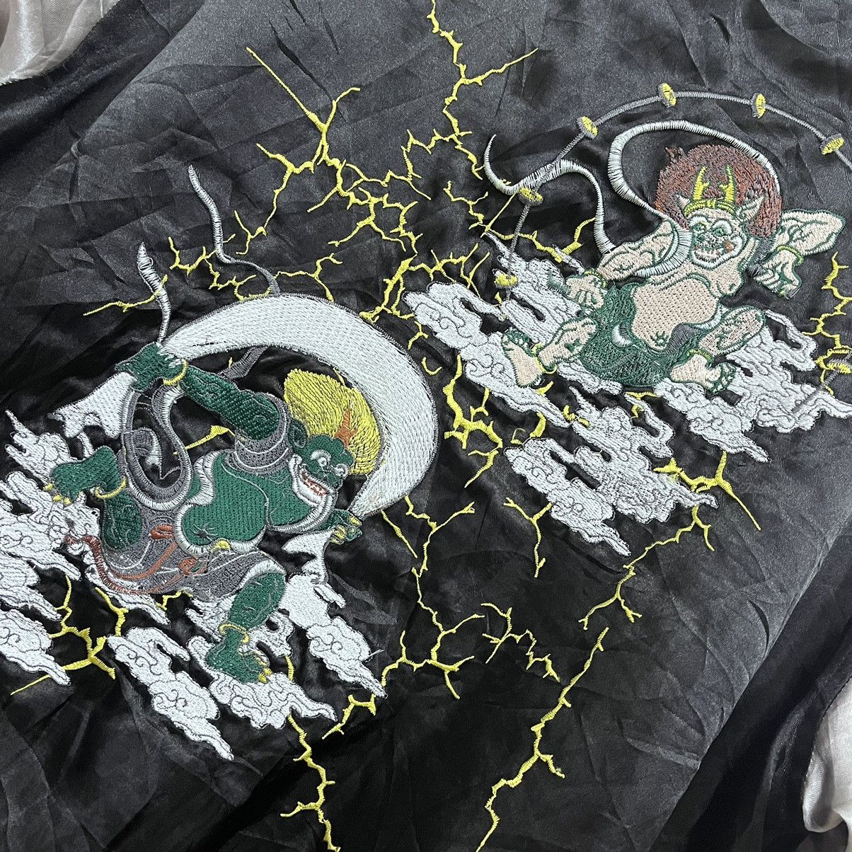 Japanese Brand × Vintage Vintage Satin Sukajan Japan God Embroidery Jacket Size US M / EU 48-50 / 2 - 11 Thumbnail