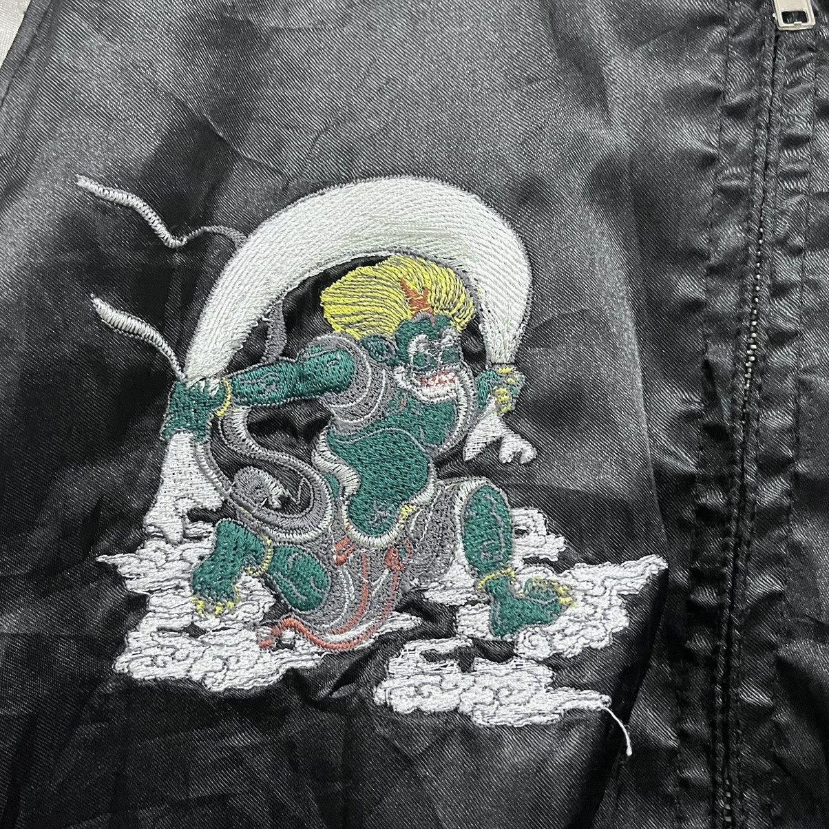 Japanese Brand × Vintage Vintage Satin Sukajan Japan God Embroidery Jacket Size US M / EU 48-50 / 2 - 8 Thumbnail