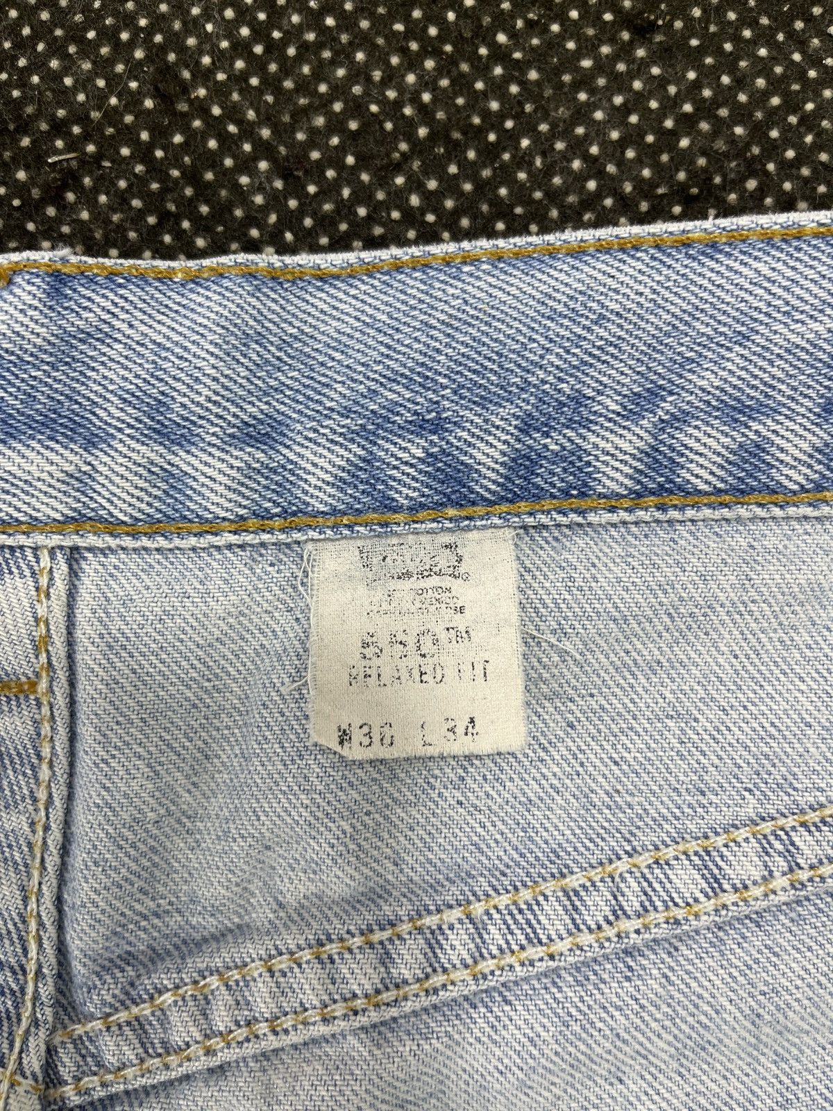 Levi's × Vintage 90s Vintage Levis 550 Light Wash Ripped Jeans - J439 Size US 36 / EU 52 - 8 Thumbnail