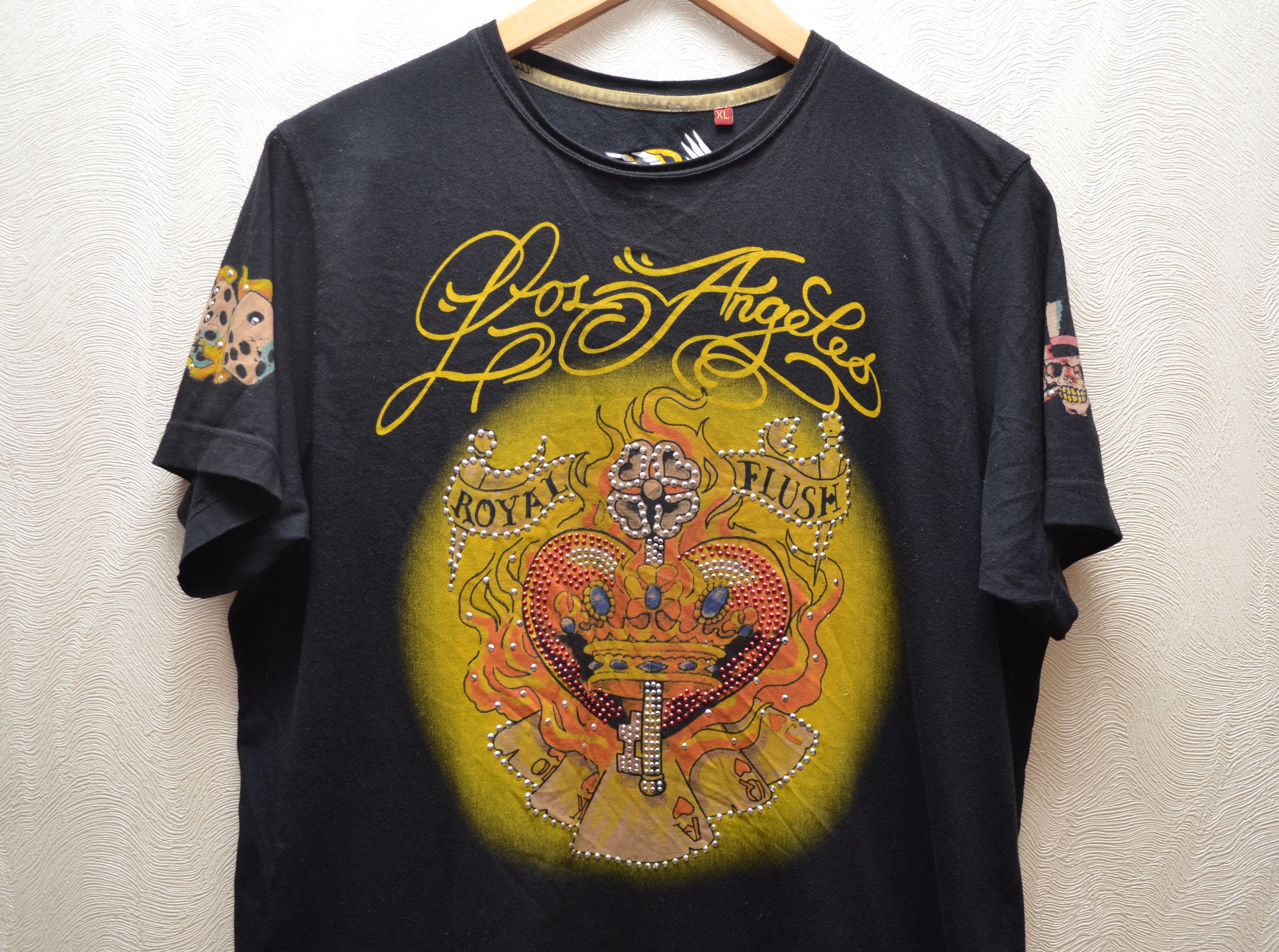 Ed Hardy × Vintage Ed Hardy Los Angeles Style t shirt Rare Size L Size US L / EU 52-54 / 3 - 2 Thumbnail