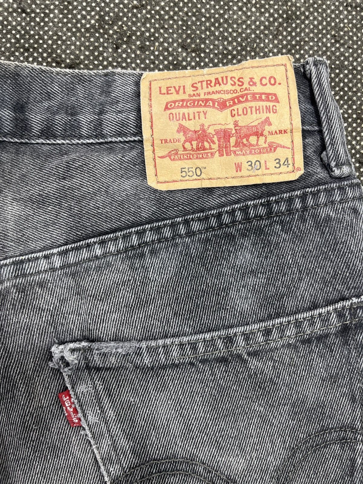Levi's Vintage Levis 550 Earth Tone Jeans - J457 Size US 31 - 12 Thumbnail