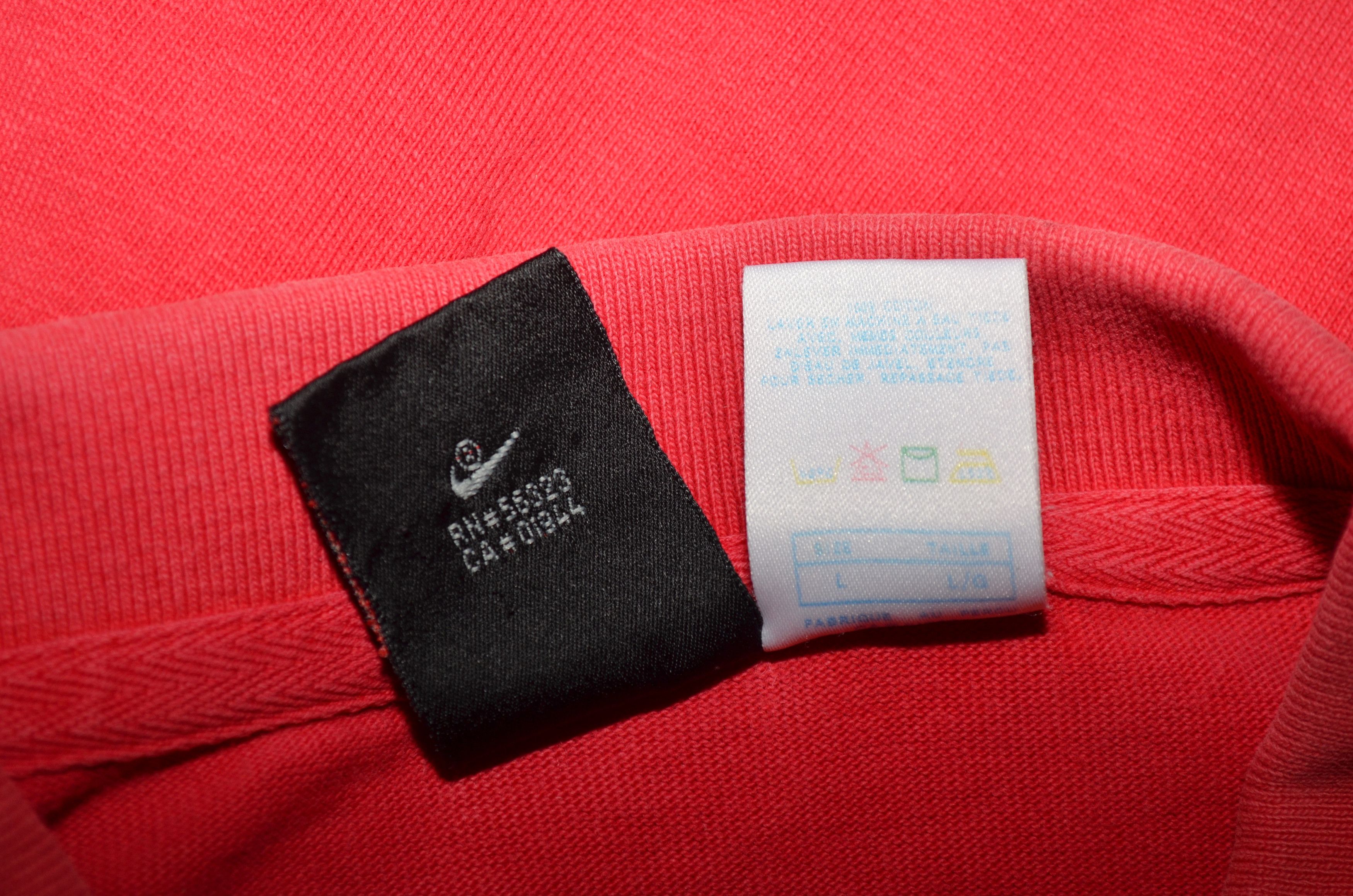 Jordan Brand × Nike × Vintage Vintage 90s Red Nike Air Jordan T Shirt RARE y2k Size US L / EU 52-54 / 3 - 9 Thumbnail