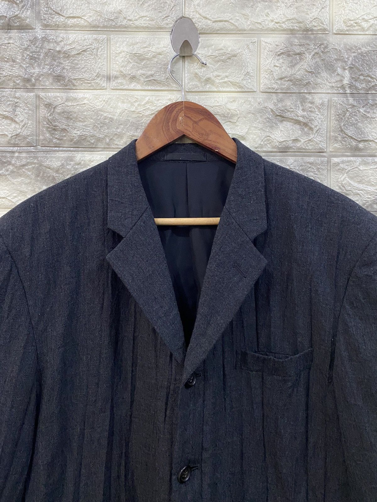 Comme des Garcons Homme Plus 🔥Vintage 1996 Comme des Garçons Homme Wool Jacket Size US M / EU 48-50 / 2 - 4 Thumbnail