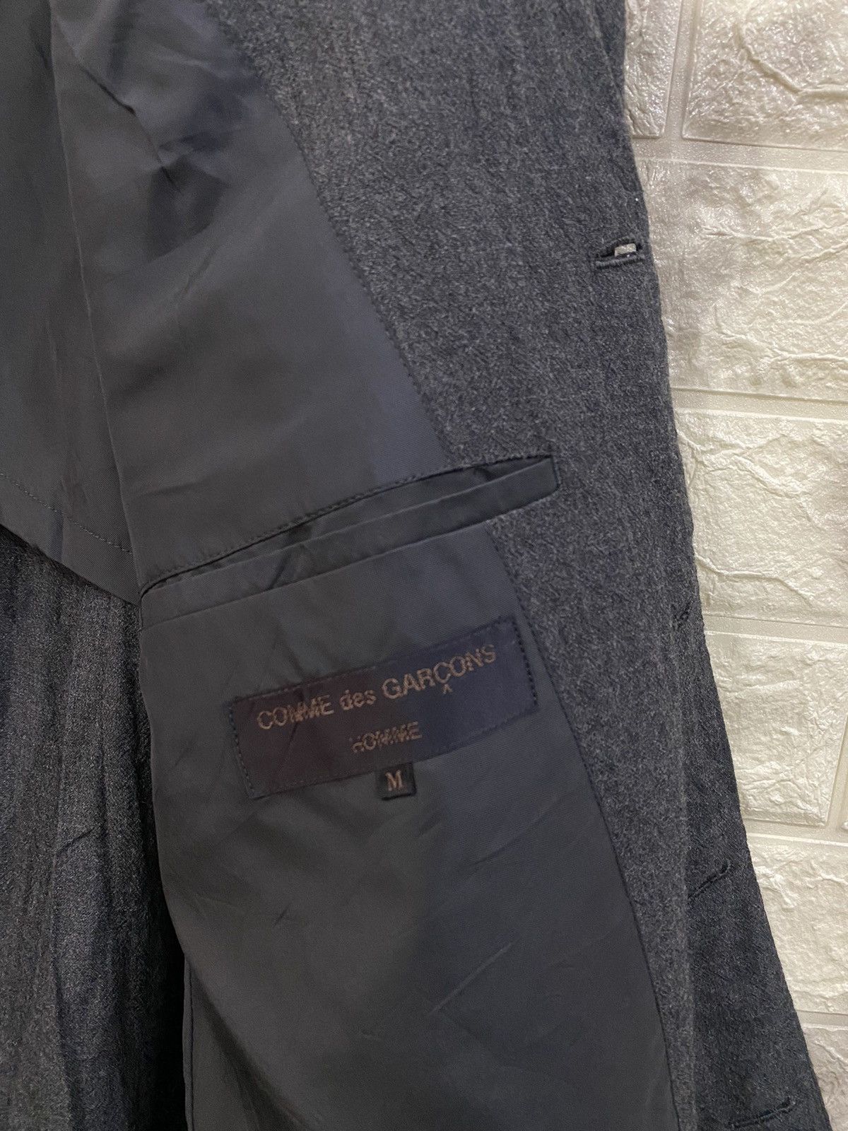 Comme des Garcons Homme Plus 🔥Vintage 1996 Comme des Garçons Homme Wool Jacket Size US M / EU 48-50 / 2 - 8 Thumbnail